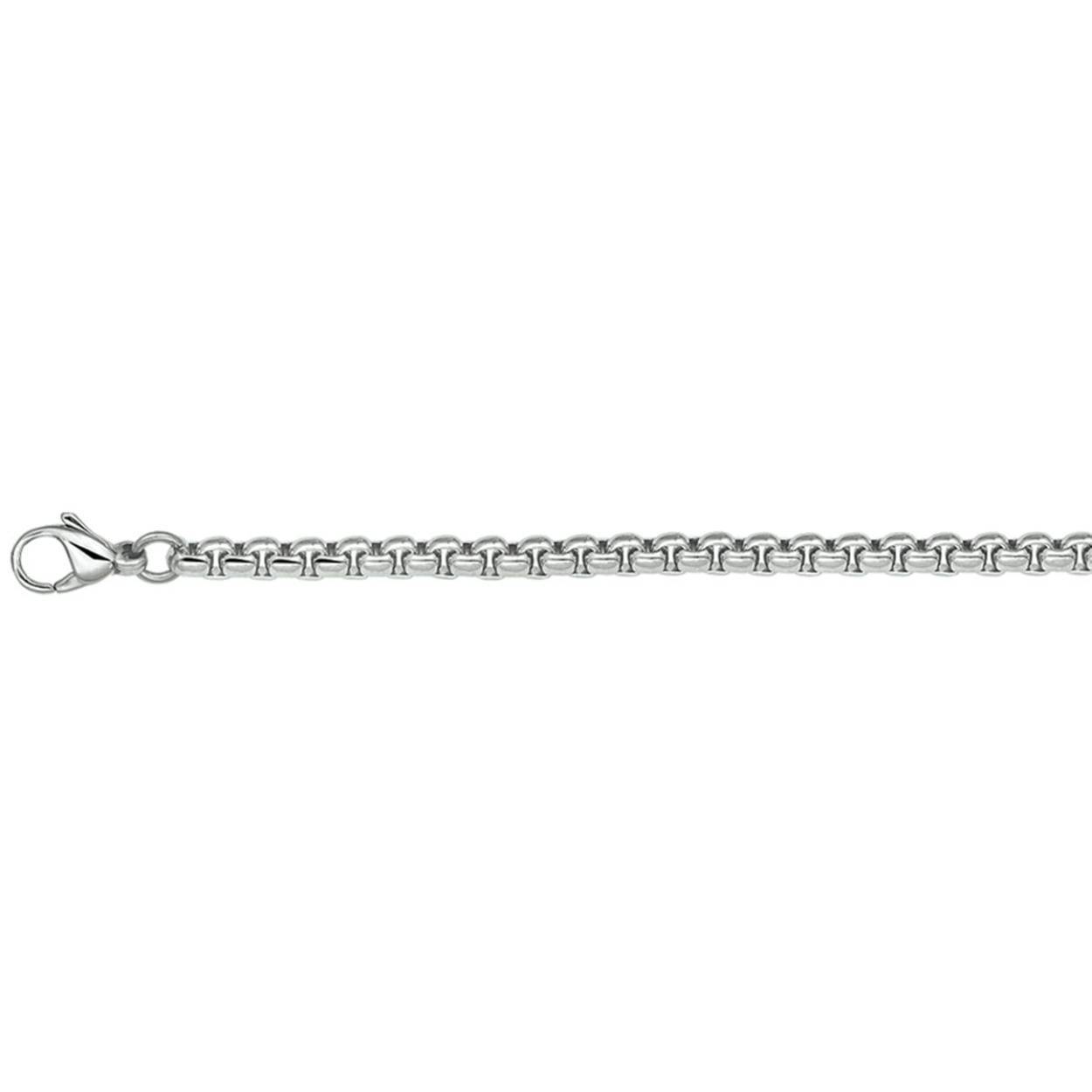 Zilveren collier 45 cm