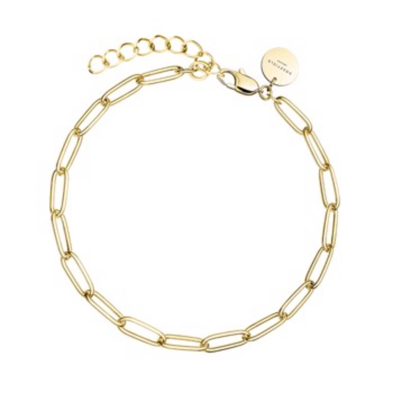 Rosefield JBOCG-J593 Oval Chainlink Bracelet Gold