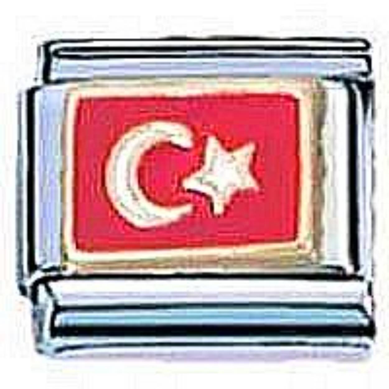 Zoppini edelstaal Zoppini - 9mm - vlaggen Turkije