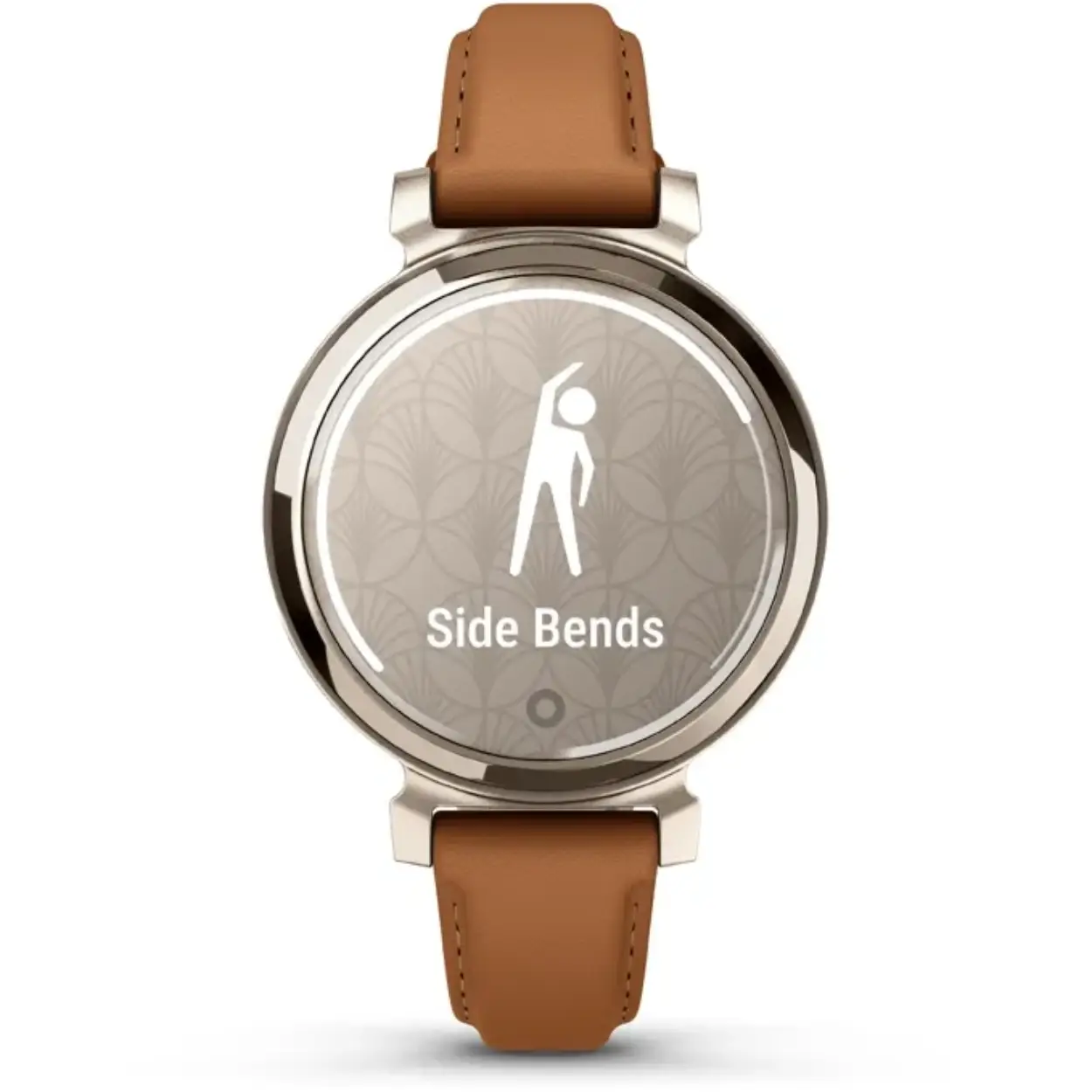 Dames multisport smartwatch met leren band