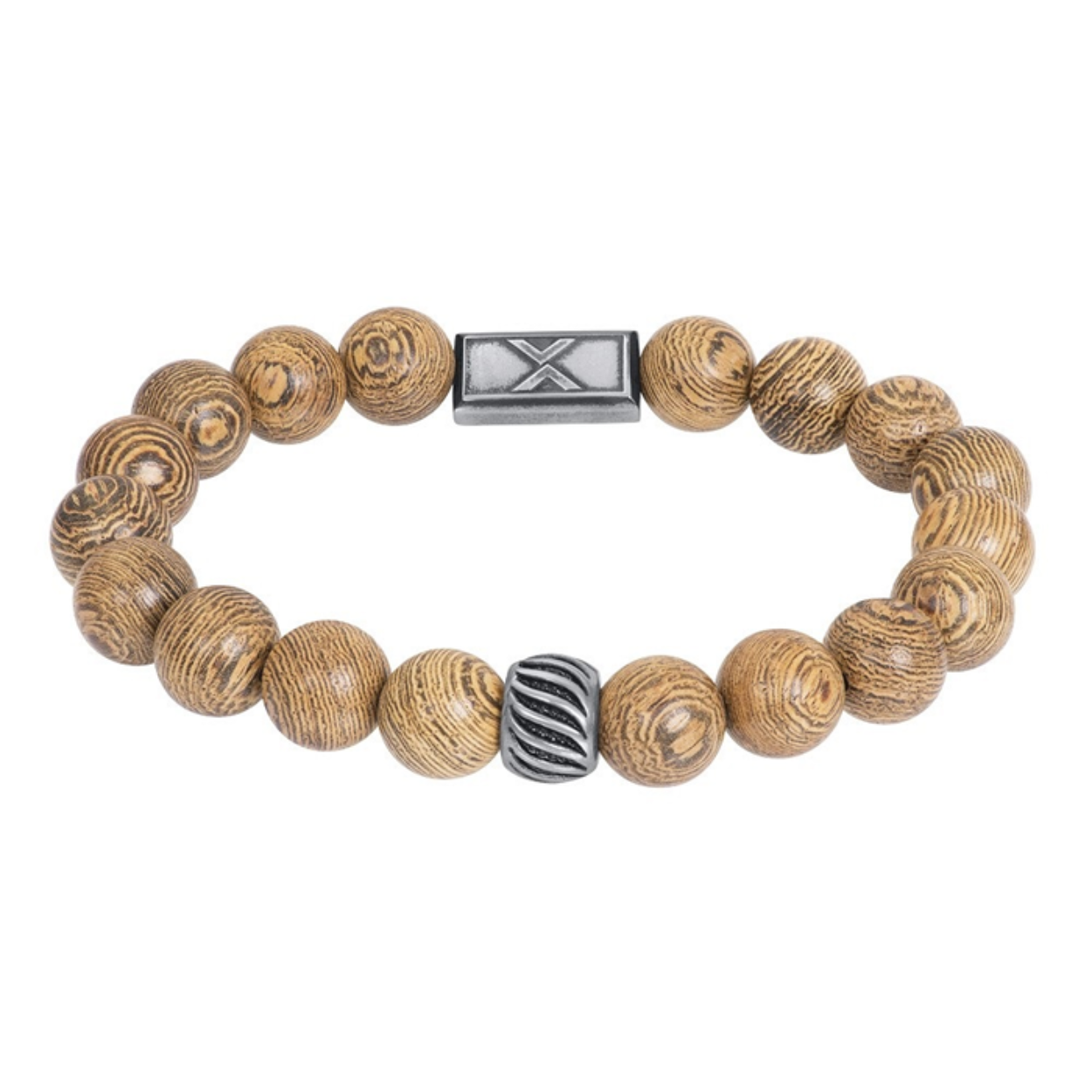 De iXXXi Men armband Jerrell bestaat uit een combinatie van stainless steel in de kleur antiek en kralen in de kleur bruin. De bracelet Jerrell is een kralenarmband met kralen in de kleur bruin en wat zilverkleurige stalen details. De ronde kralen zijn groter dan je gewend bent bij de iXXXi Men kralenarmbanden, hierdoor extra speciaal. In het midden van de armband bevindt zich een langwerpig stalen detail in de kleur antiek zilver met het iXXXi Men logo erop gegraveerd. De iXXXi herenarmband Jerrell is verkrijgbaar in de maten M (19,5 - 20) en L (21,5 - 22). Mix en match met verschillende armbanden uit de iXXXi Men collectie en maak zo jouw look compleet!

Gemaakt van duurzaam stainless steel.
Verkleurt niet en geeft niet af op de huid.
Nikkel vrij
Hypo-allergeen
