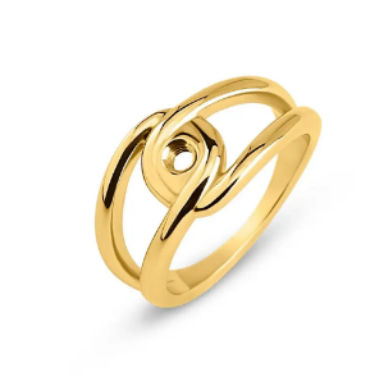 De Melano Twisted Tori ring is ontzettend sierlijk en comfortabel om te dragen. Dankzij de dubbele loop en de mooie ronde vrouwelijke afwerking is deze ring uiterst geschikt om solo te dragen, als een echt statement piece. 