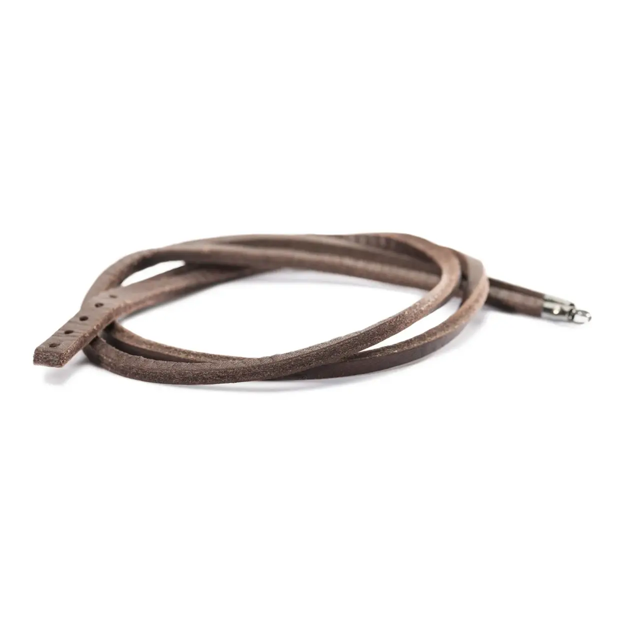LEREN ARMBAND BRUIN 36cm