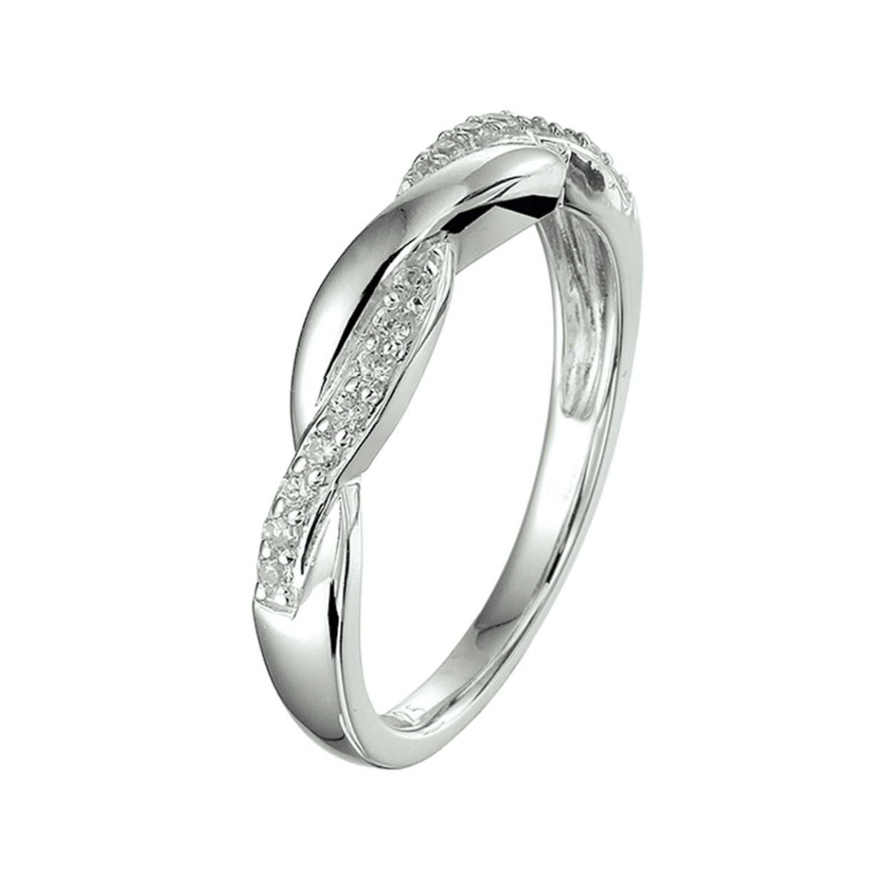 Zilver ring zirkonia 4mm
Gerhodineerd zilveren ring met zirkonia.