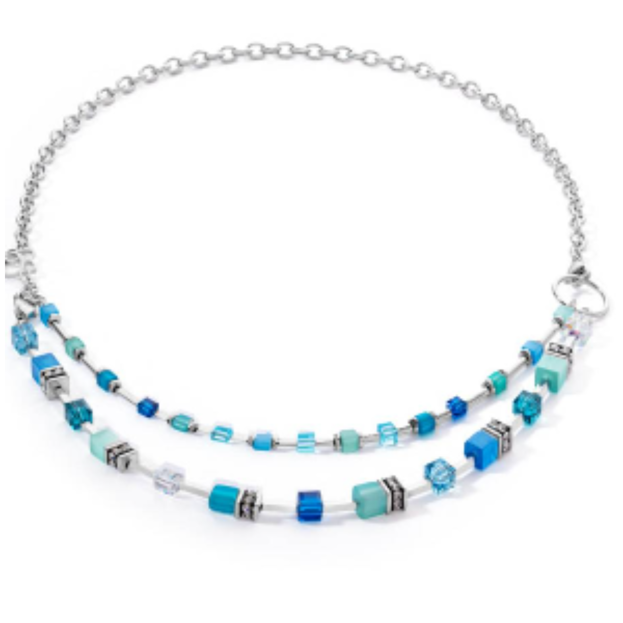 Dit is een collier van het merk Coeur de Lion gemaakt voor dames.