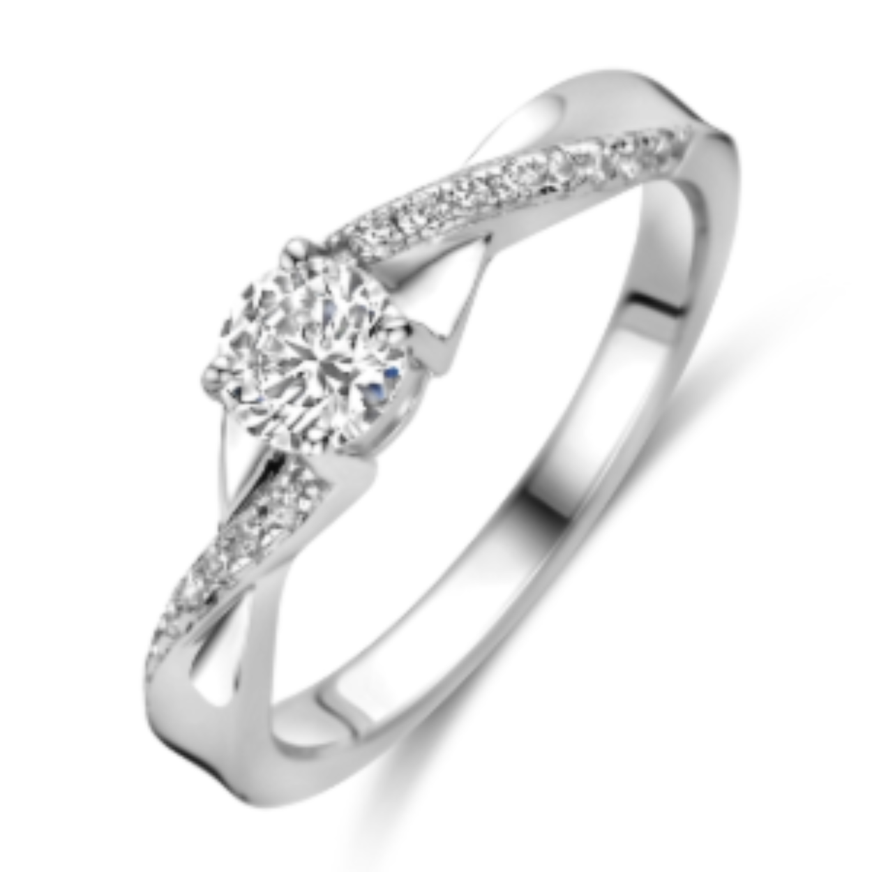 zilver ring zirkonia