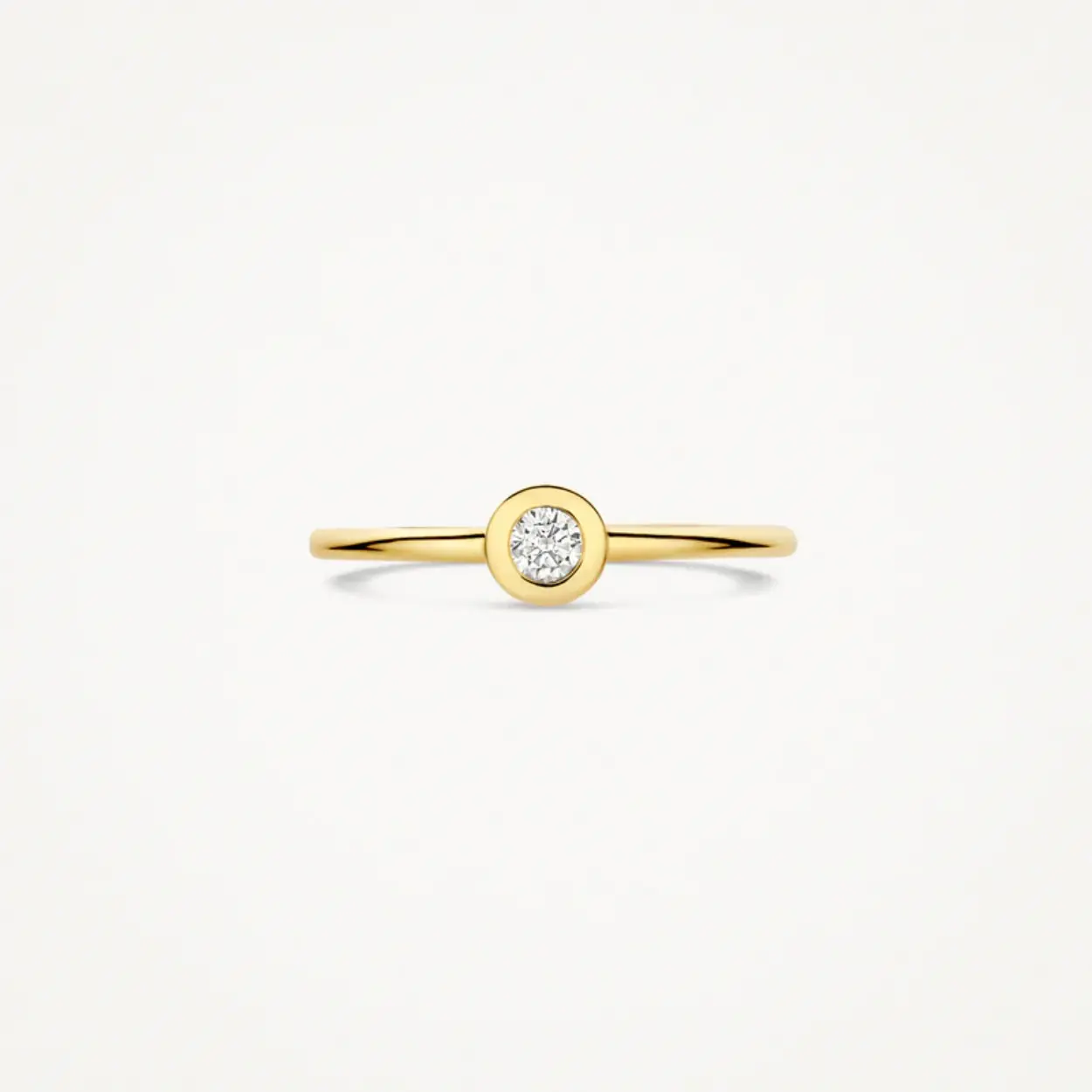 Strakke ring met zirconia