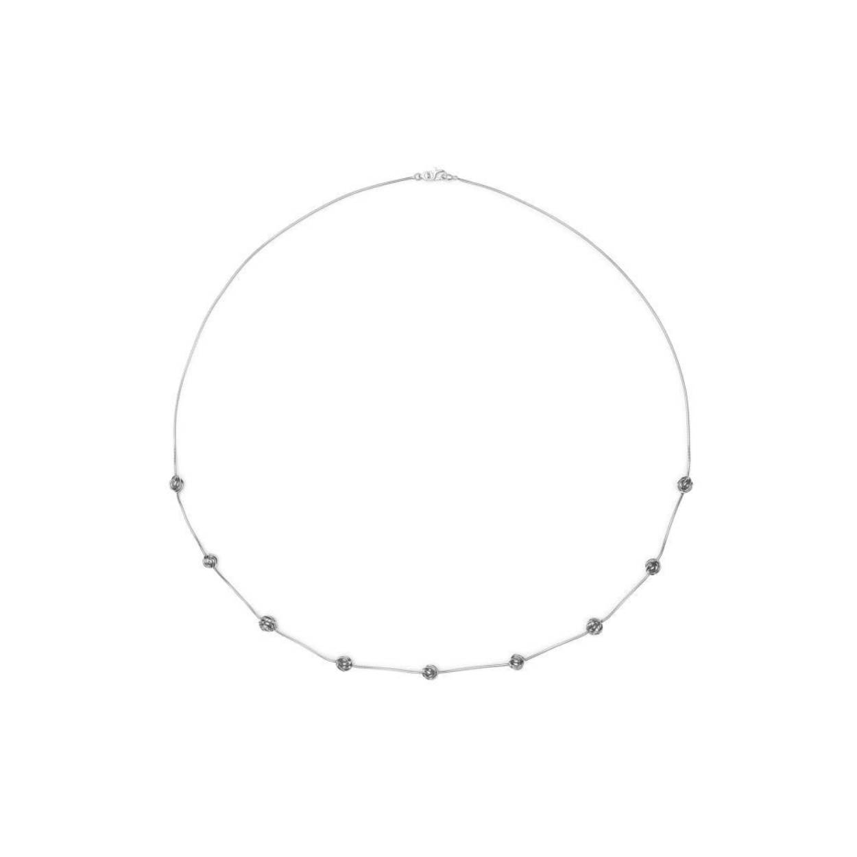 Buddha to Buddha zilveren Katja ketting uit de Refined collectie
