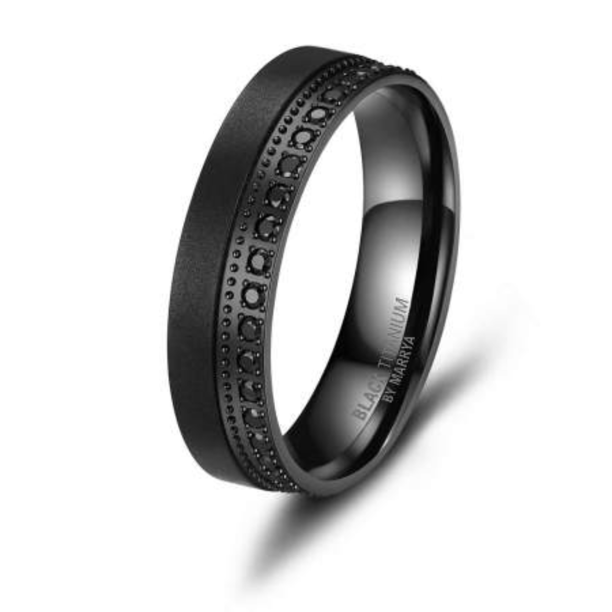 Marrya Black Titanium ring met zirkonia steen D-BT-10-54
-Productie van hoge kwaliteit. Black Titanium bestaat uit 51% zirkonium en 49% titanium
-Black Titanium wordt zwart door een verwarmingsproces. Geen zwarte kleur door middel van coating.
-Hoge kwaliteit
-Black Titanium is een zeer licht en hard materiaal (extreme hardheid)
-Afwijkende maten ook leverbaar
-Zeer goede huidtolerantie
-Geen scherpe randen
-Alle ringen zijn aan de binnenkant gewelfd
