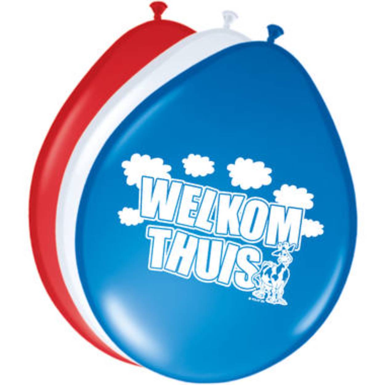 Welkom Thuis ballonnen - 8 stuks. Inhoud: 8 latex ballonnen. Bijvoorbeeld te gebruiken tijdens de volgende feestgelegenheid/feestgelegenheden: welkom thuis feest. Elke ballon is 12 inch/30 cm. Het artikel is gemaakt van latex.