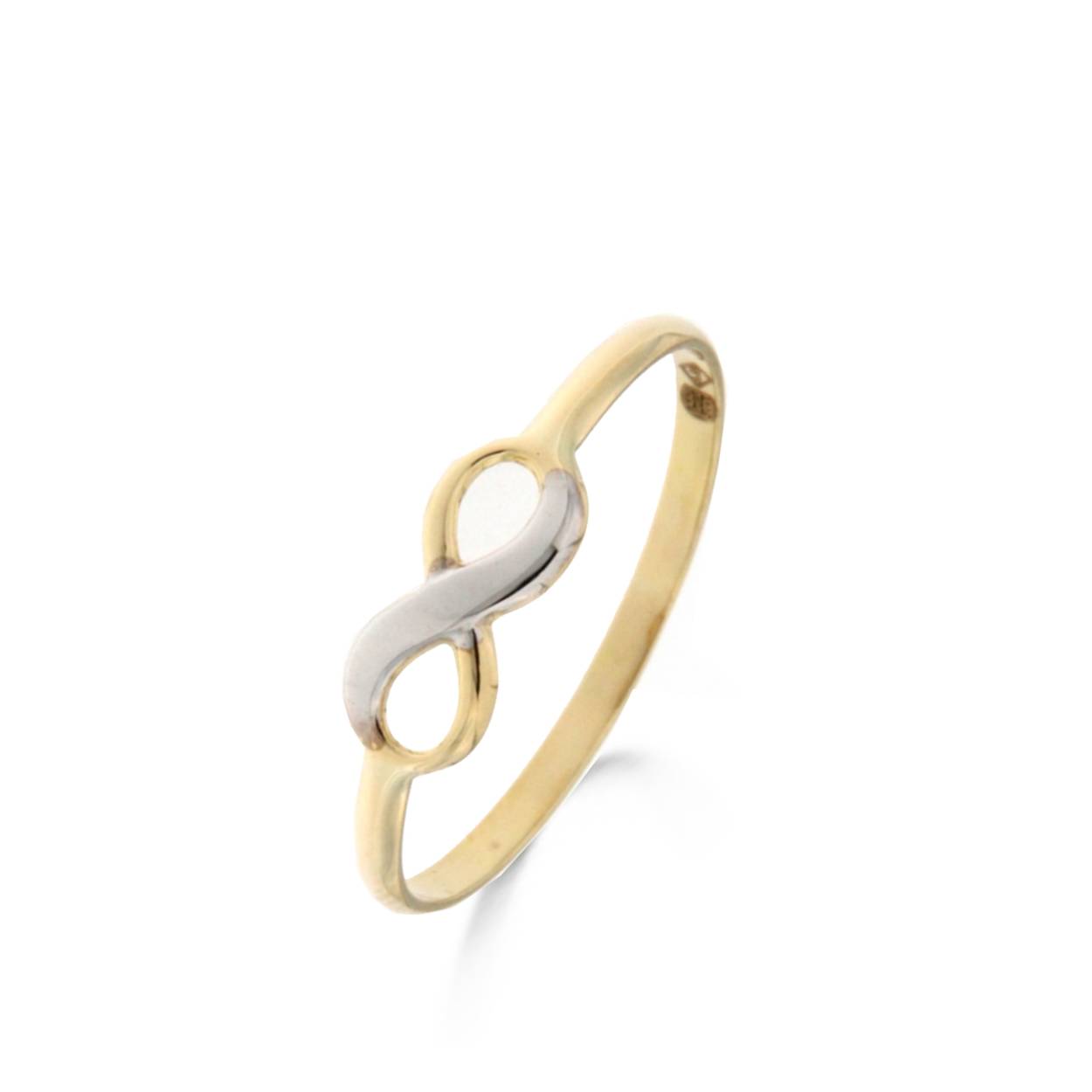 Naiomy Gold ring goud 18k infinity