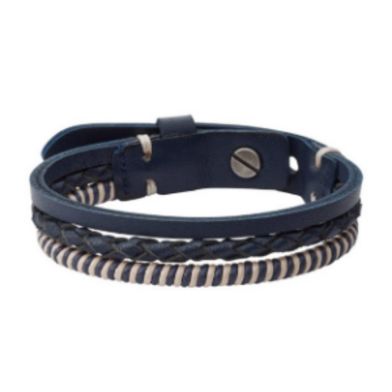 FOSSIL LR/ST HR CASUAL BLUE