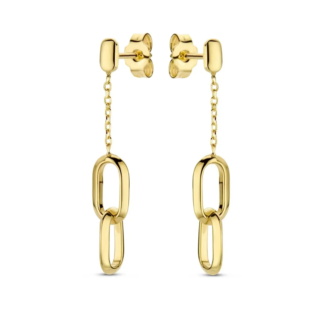 Dit zijn oorbellen van het merk Swing Jewels gemaakt voor dames.