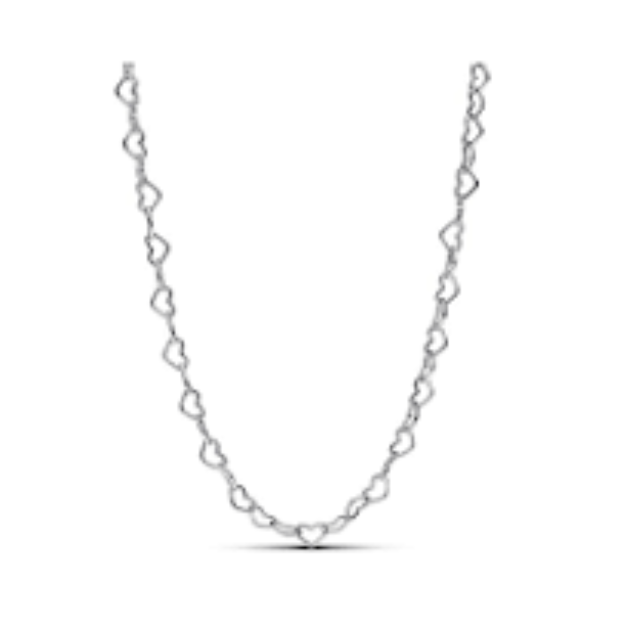 Pandora - Heart sterling silver collier, 45cm - 393334C00-45