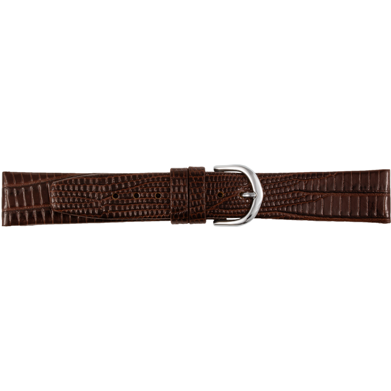 Horlogeband leder 226 donker bruin 12mm