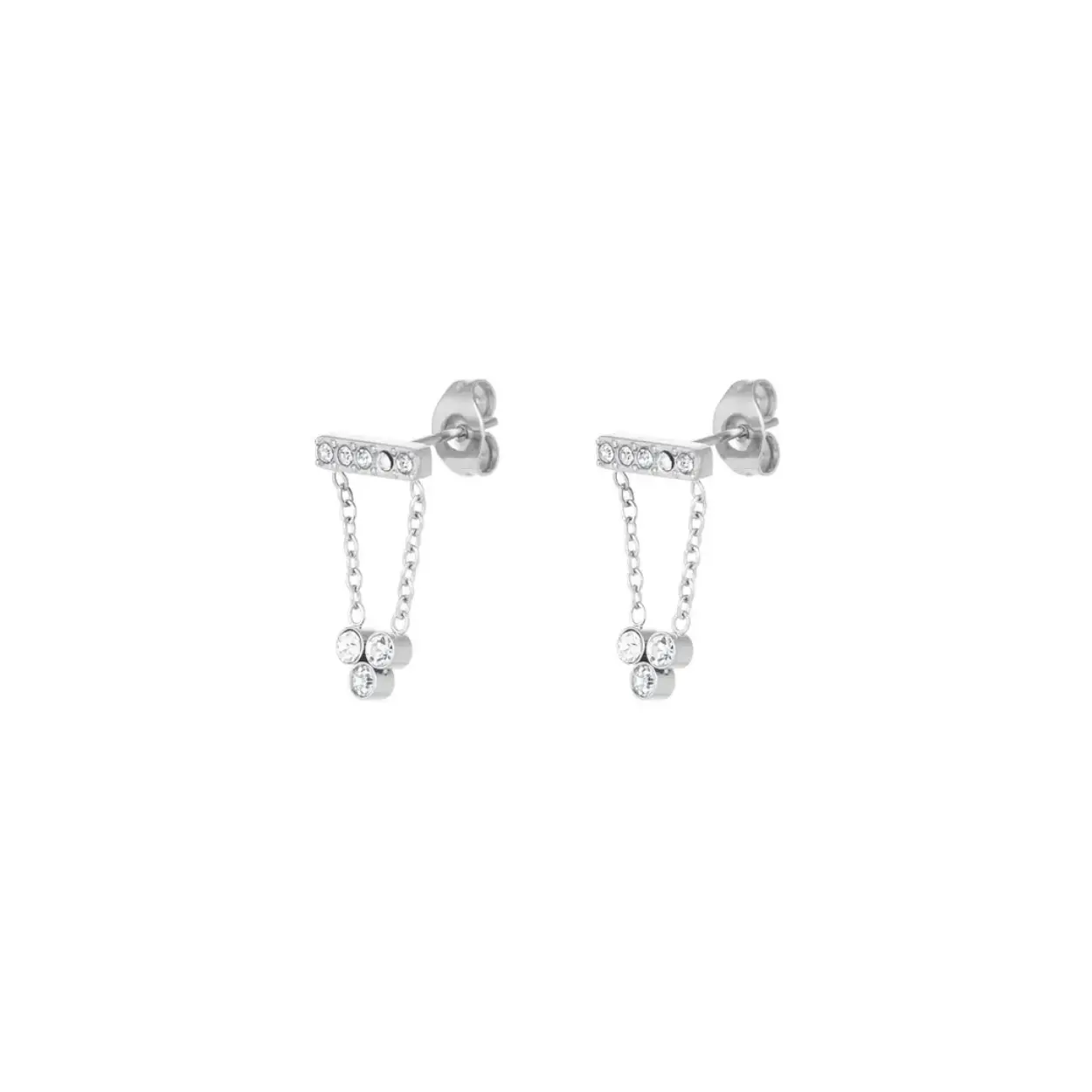 Earrings fancy fair - Silver Color color
