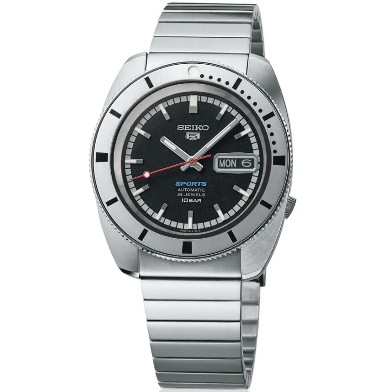 Dit Limited Edition Seiko horloge behoort tot de Seiko 5 Sports collectie.
Referentienummer: SRPL05K1 

De Seiko is voorzien van een Kaliber 4R36 uurwerk en de kast is gemaakt van edelstaal. Het horloge heeft een diameter van 38,5 mm en is getest op een waterdichtheid van 10 ATM / 100 meter.


