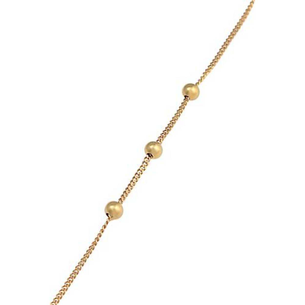 14k geelgouden armband met bolletjes 3.0 mm op 19cm lengte