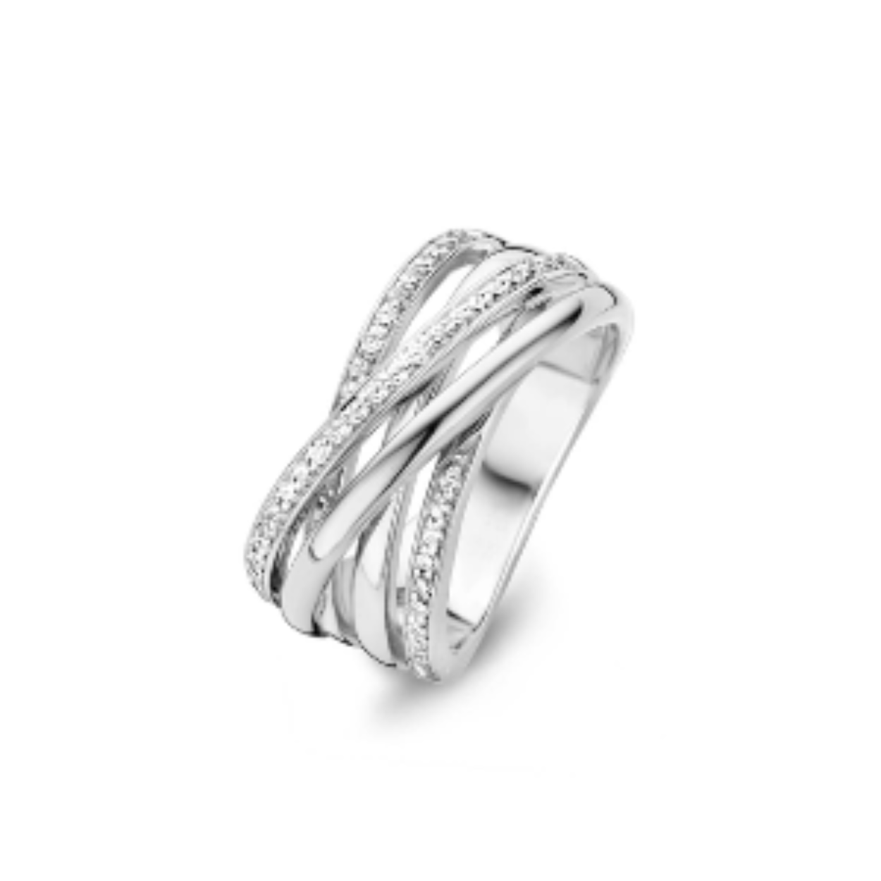 MOMENTS RING ZILVER ZIRKONIA 15088AW/54