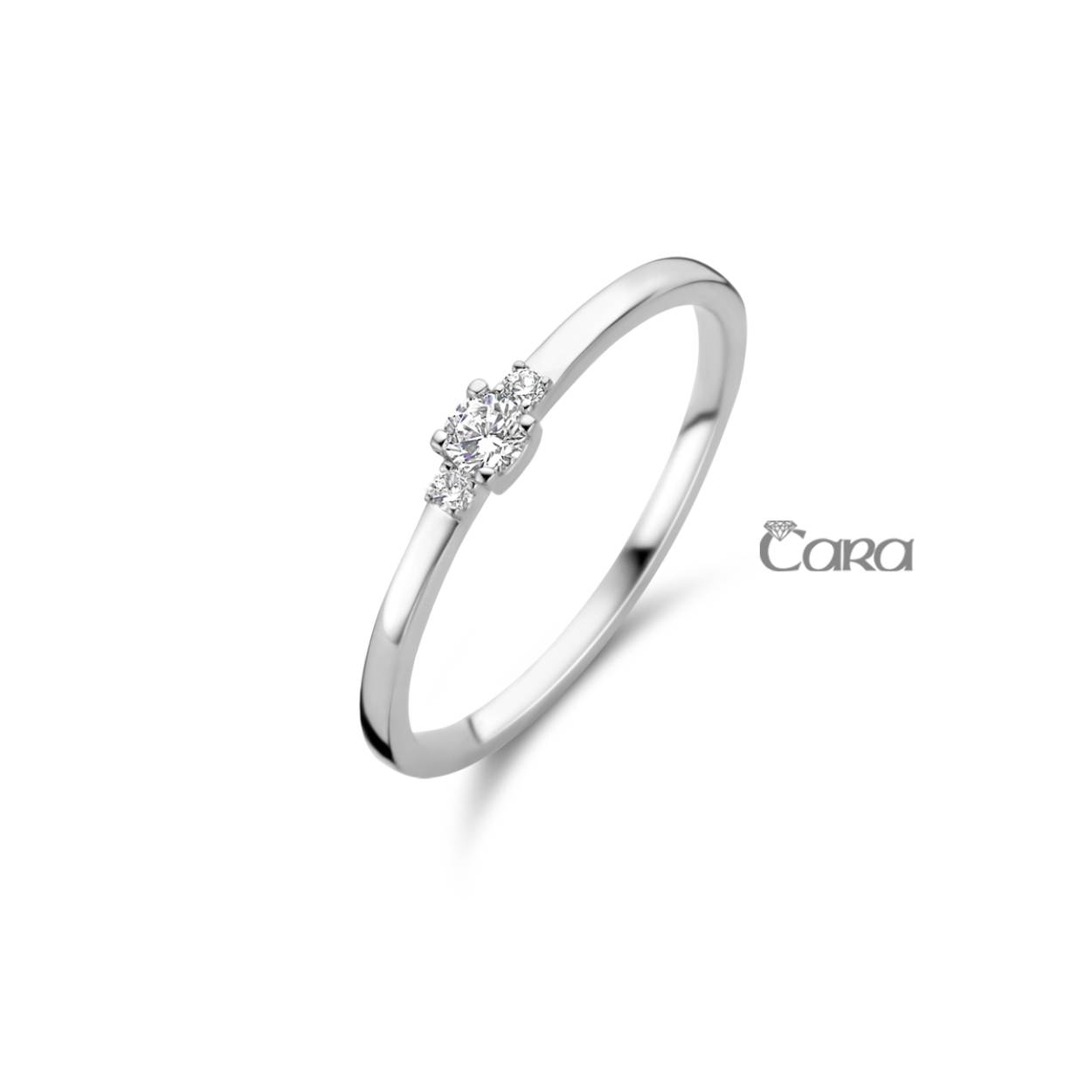 Wit gouden ring met zirkonium van het merk Cara
Maat: 54 (ook in andere maten verkrijgbaar)