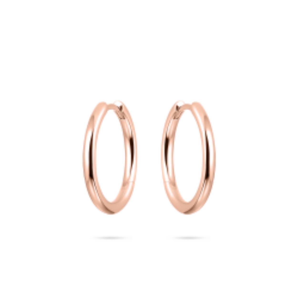 14k roodgoud oorring 20mm