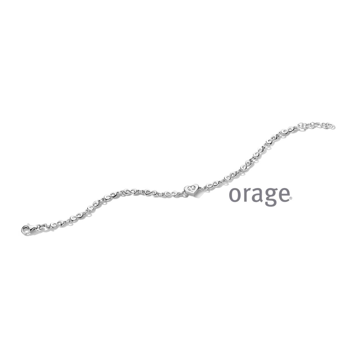 Orage Armband zilver - AT289