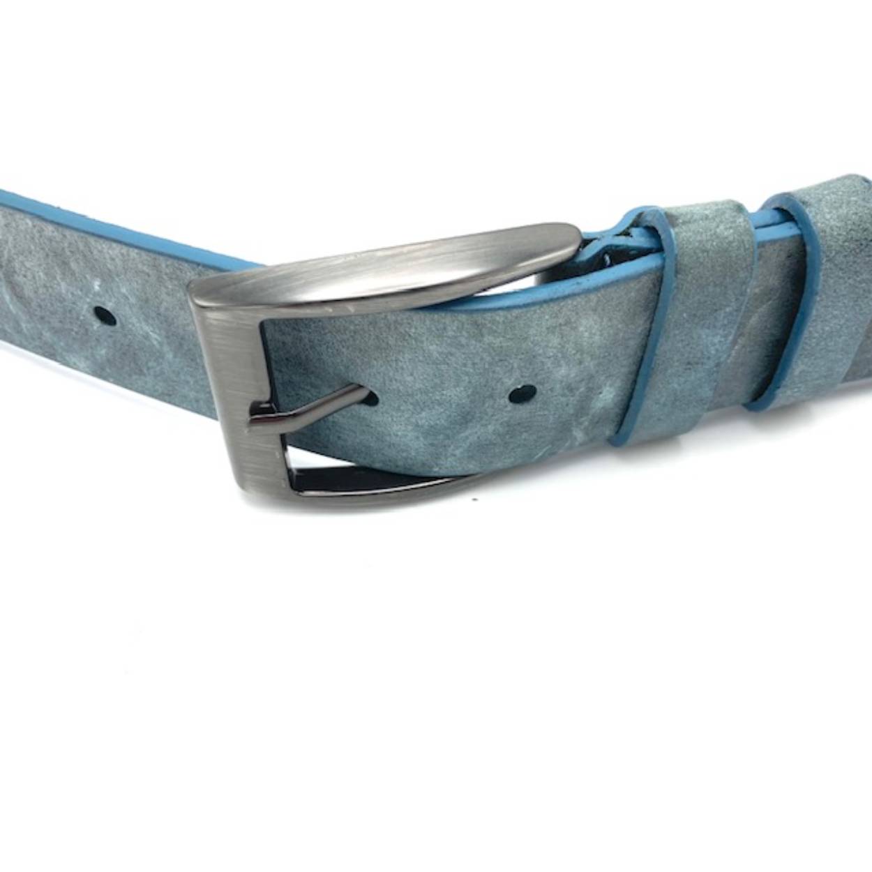 OwnLabel riem vintage blauw