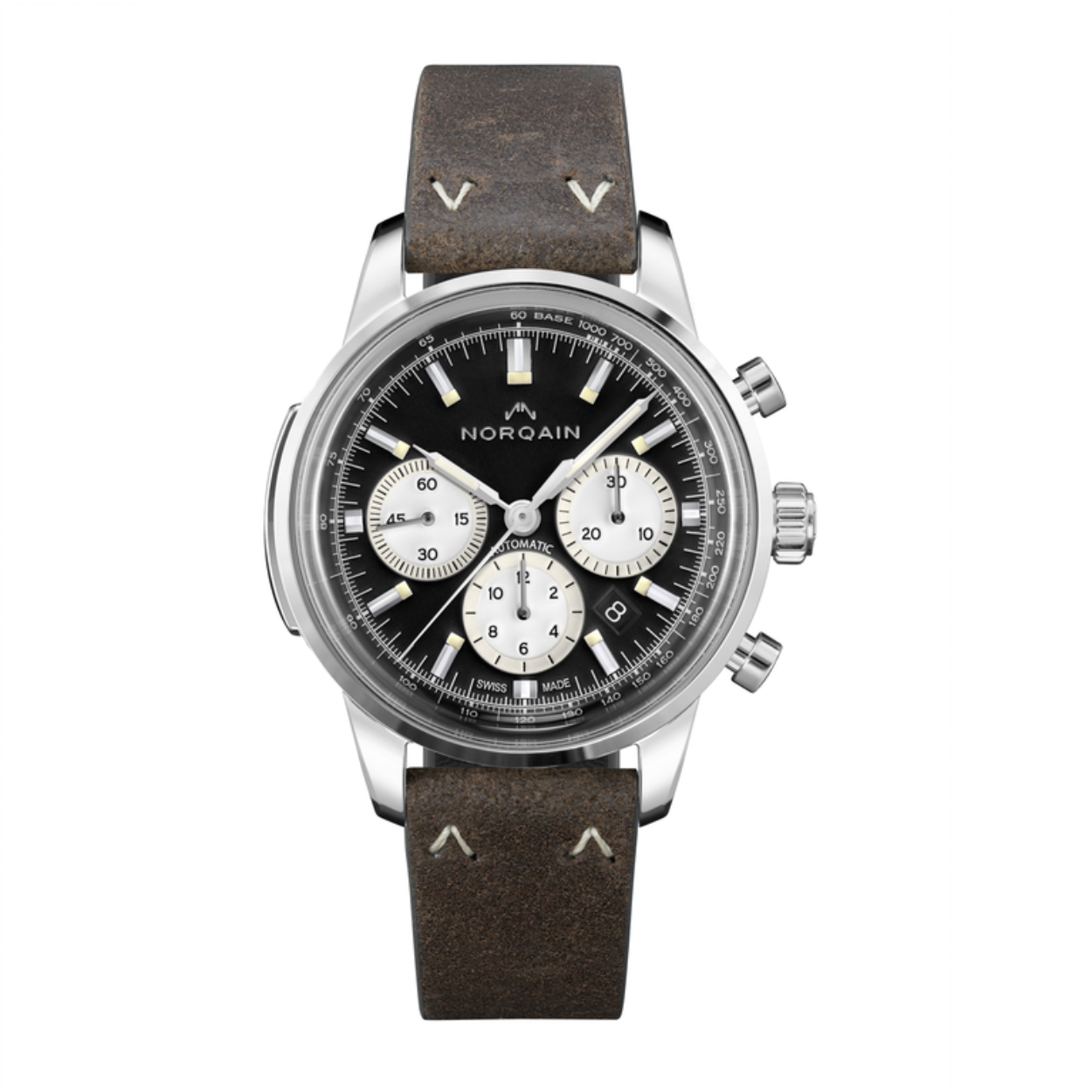 Elk Norqain horloge uitgerust met ETA of Sellita uurwerken wordt geleverd met een internationale fabrieksgarantie van twee jaar. Door lid te worden van de Norqainer club, kan deze garantie worden verlengd tot drie jaar.