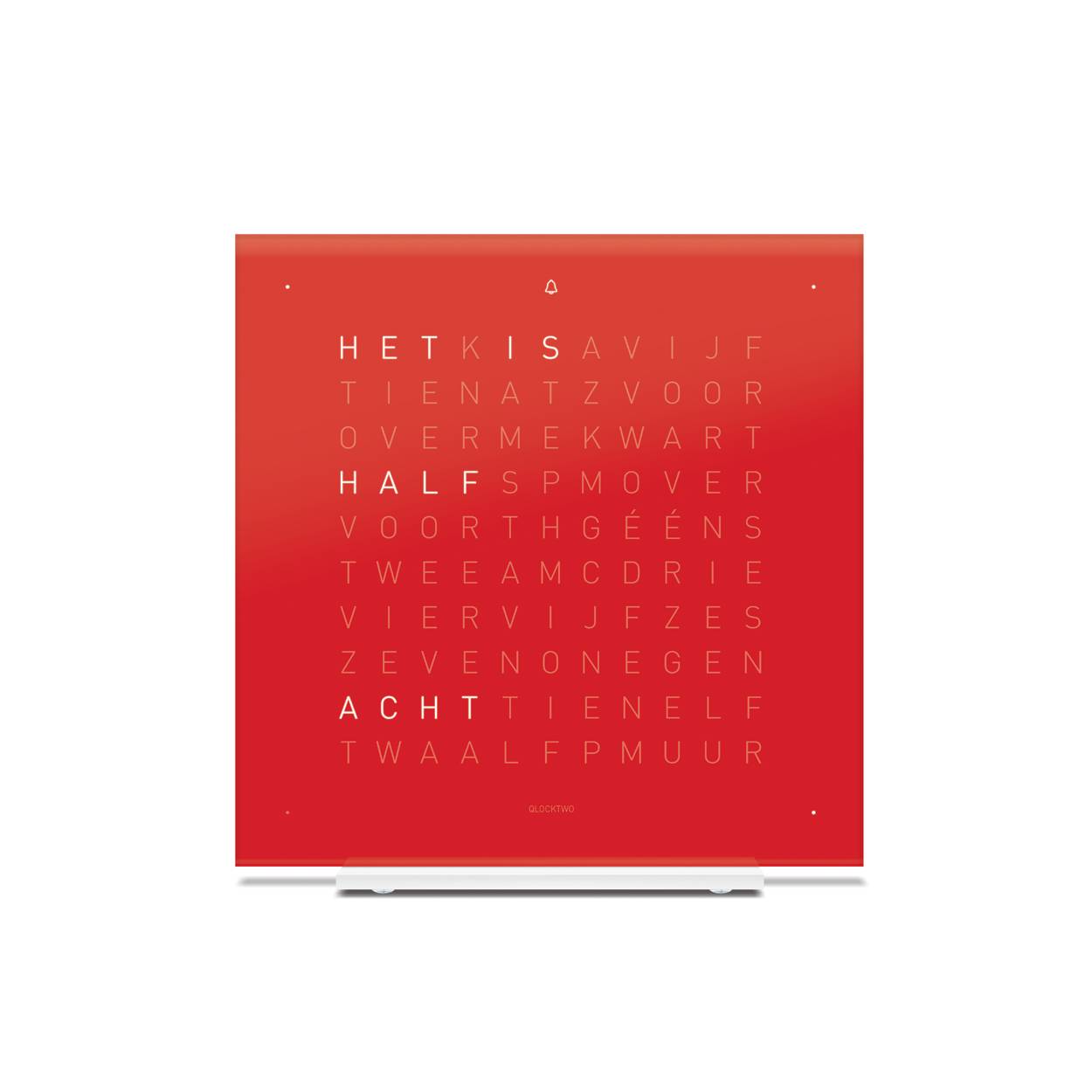 QlockTwo Touch Cherry Cake