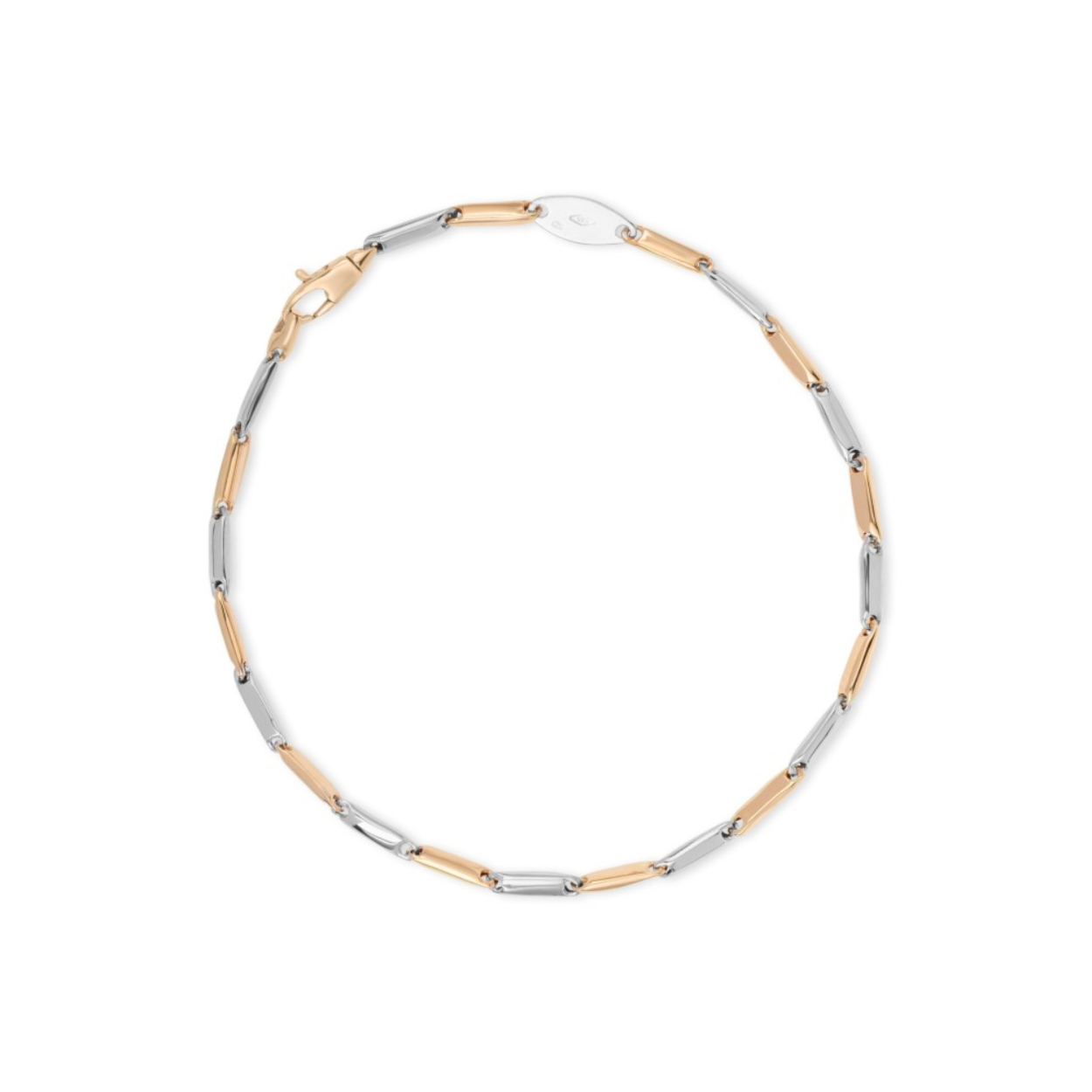 Dit is een collier van het merk Swing Jewels. De kleur van het sieraad is wit en geelgoud.