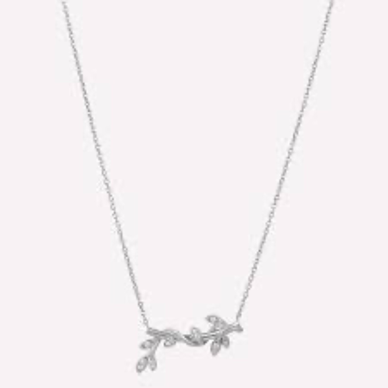 zilveren collier
