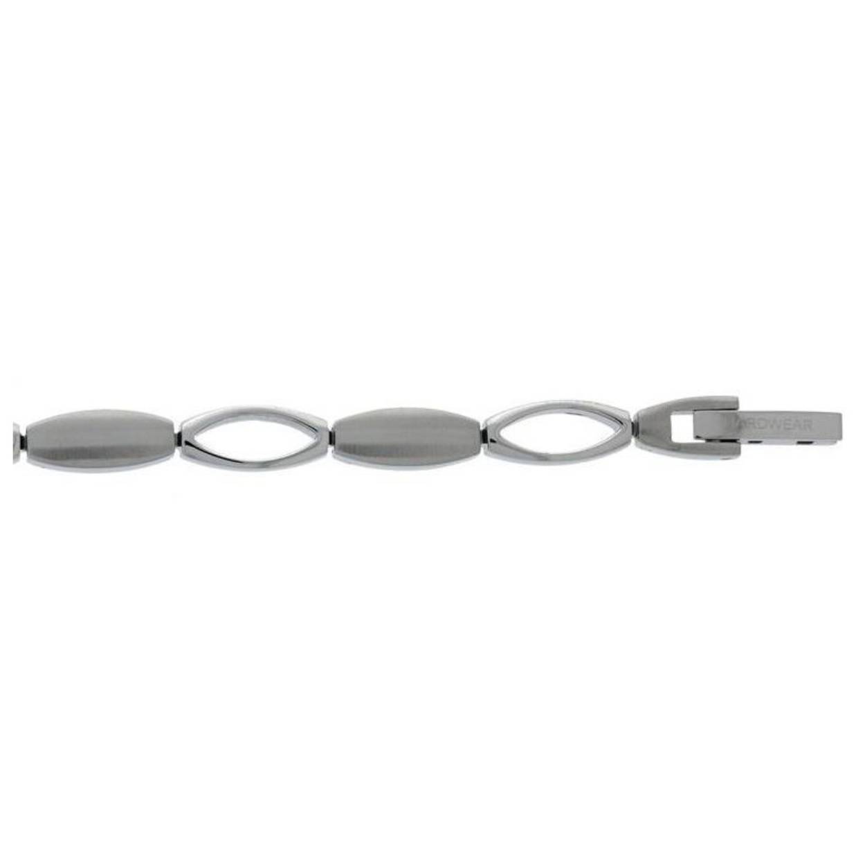 Staal collier ovale schakels 42 + 3 cm