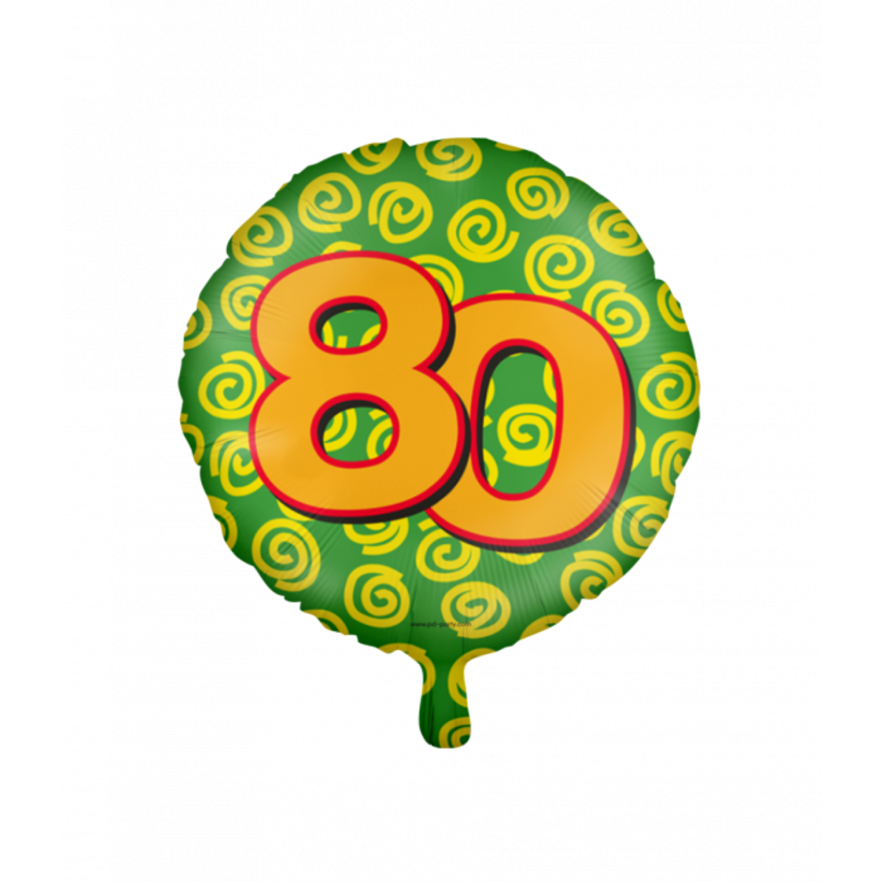 De Happy foil balloons 80 zijn een leuke toevoeging voor als er iemand 80 wordt en door de gebruikte kleuren valt de folie ballon extra op. De folie ballon kan worden gevuld met helium of met lucht, hiervoor wordt standaard een rietje meegeleverd. De ballonnen hebben een diameter van ongeveer 45 centimeter.

Deze ballonnen kunnen wij ter plekke vullen met helium, hiervoor brengen wij 5 euro in rekening.