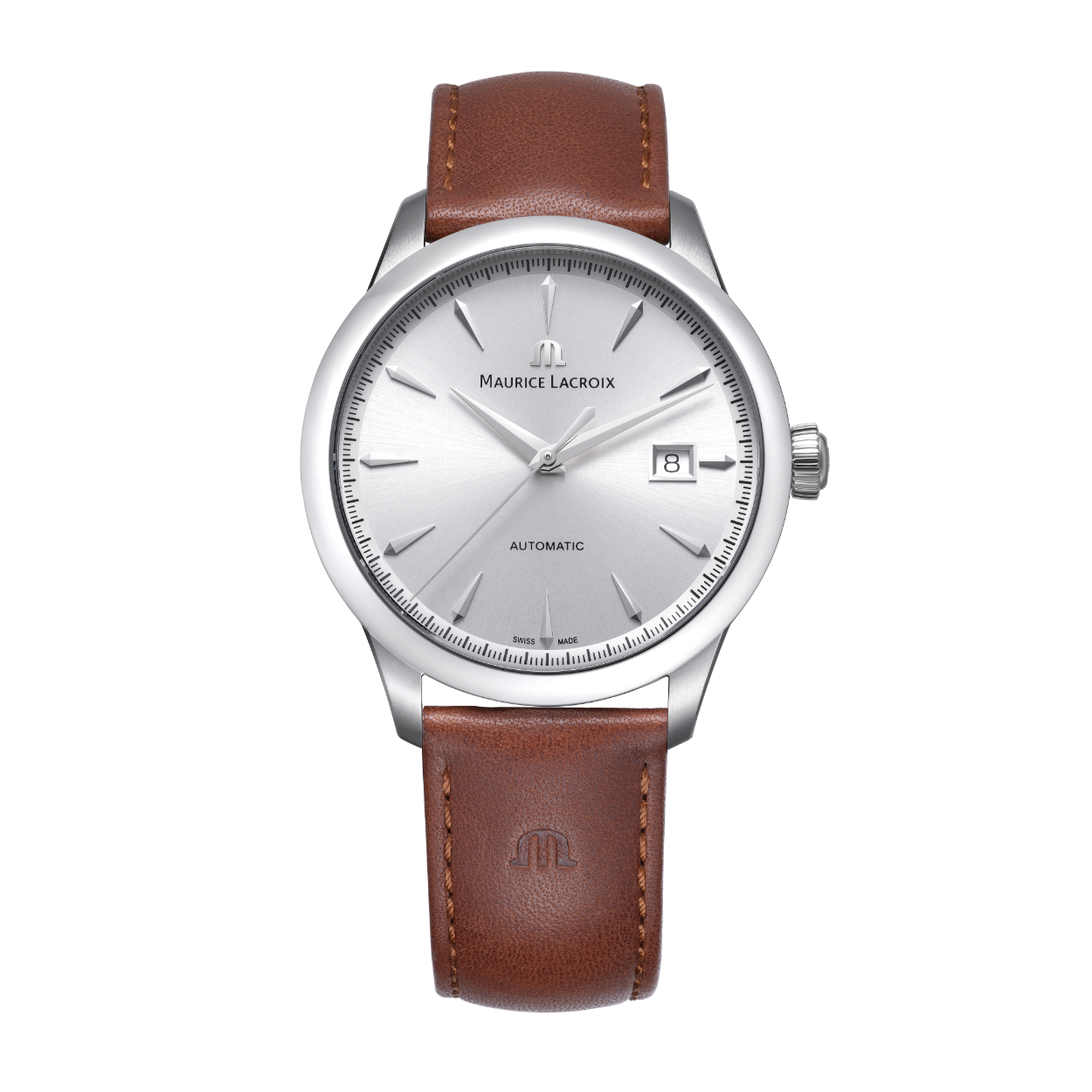 Dit Maurice Lacroix horloge 756008-SS001-130-3 heeft een kast gemaakt van edelstaal met een diameter van 40 mm en is voorzien van een leren band. In de kast bevindt zich een Zwitsers kwaliteitsuurwerk.

Het horloge heeft een zeer krasbestendig saffierglas.

Het horloge is 10ATM. Dit betekent dat het horloge geschikt is om mee te zwemmen. Verder wordt het horloge geleverd met 2 jaar garantie.
