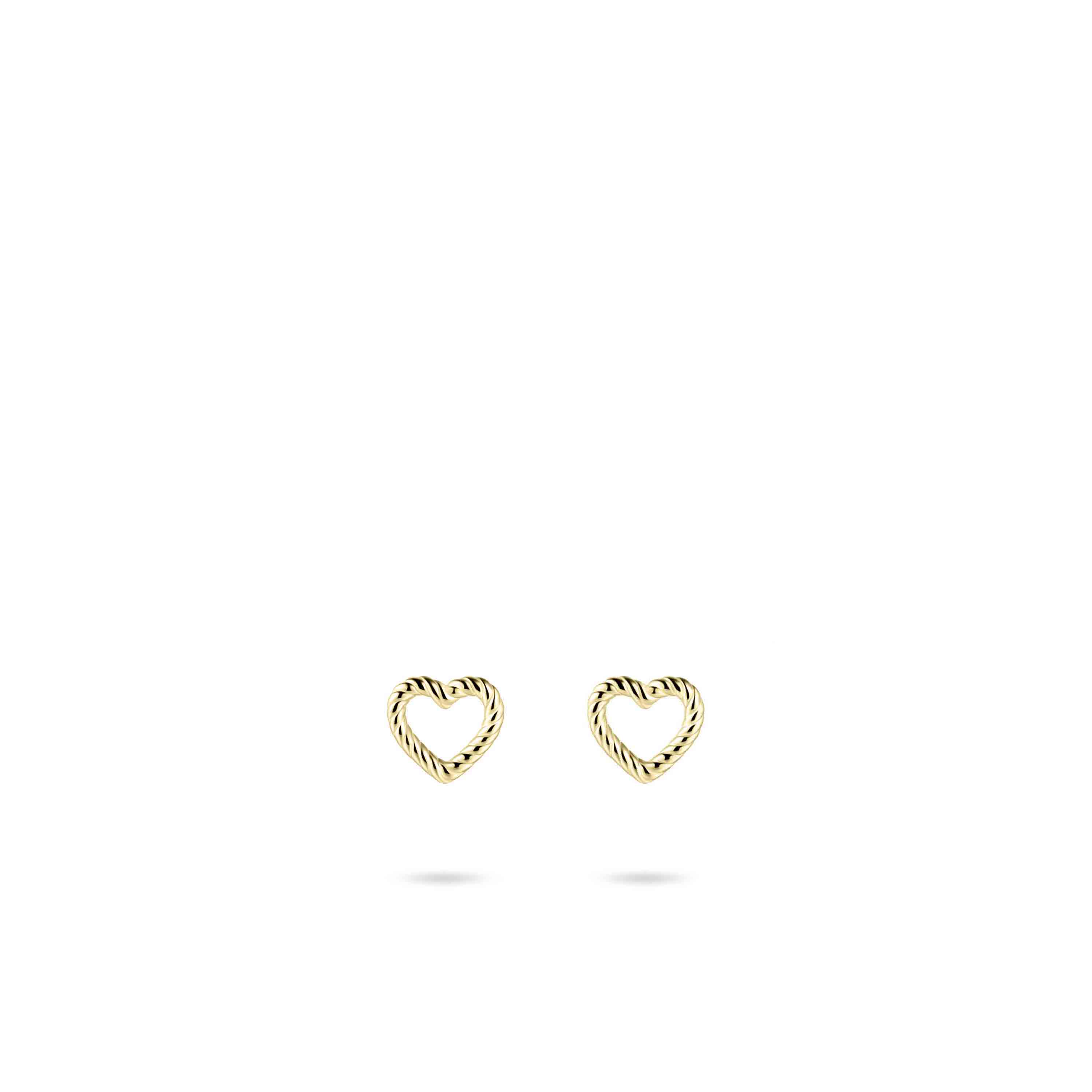 Gisser Jewels Zilver oorstekers goud VGE031