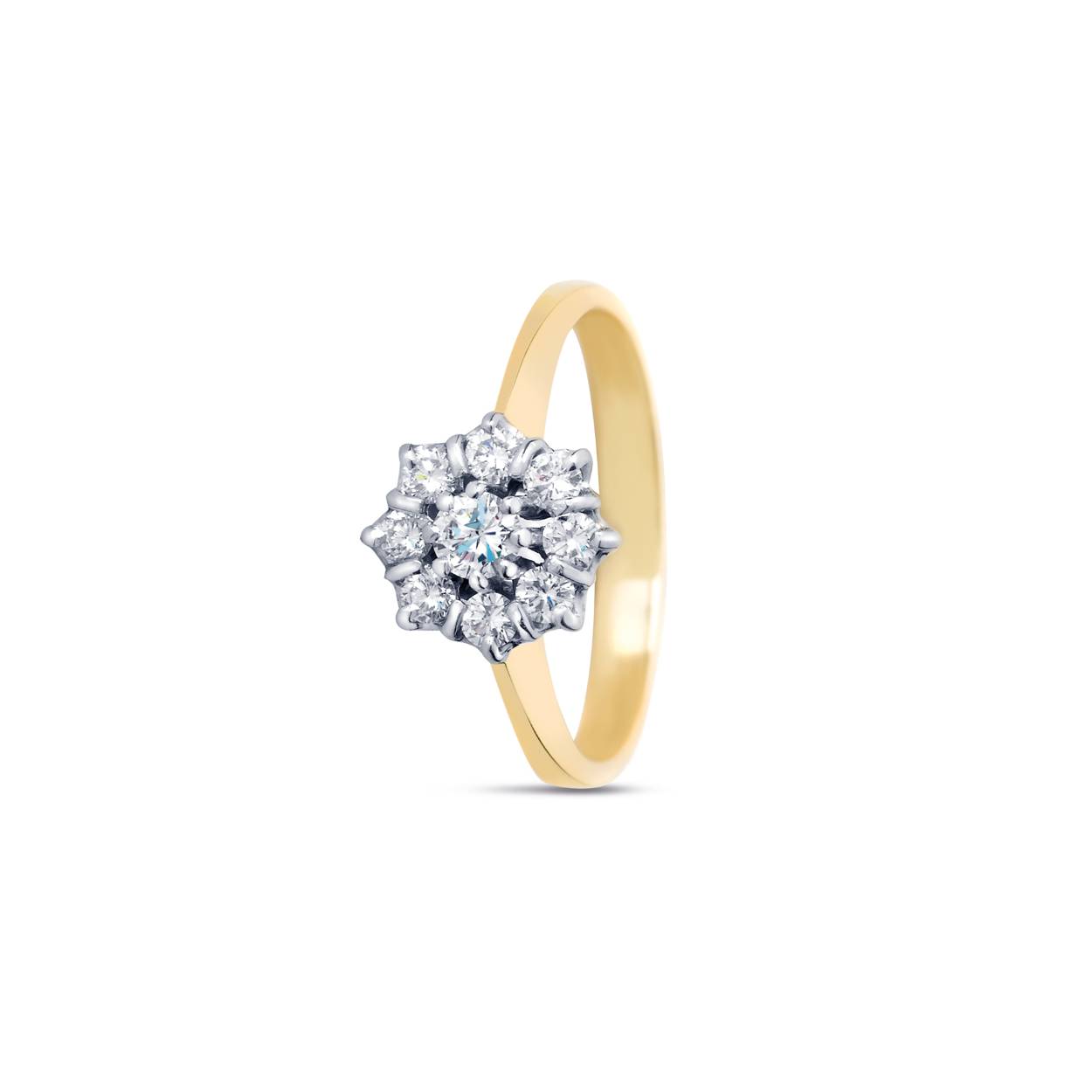 R&C ring briljant goud Reine - entourage 0.25 sir RIN0026-025