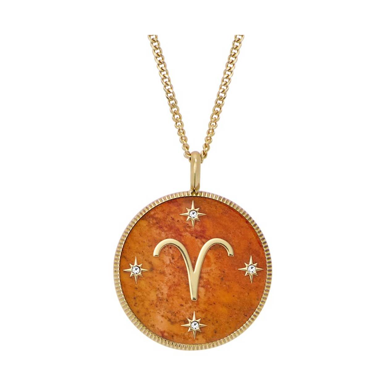FOSSIL KETTING STERRENBEELD RAM JF04838710