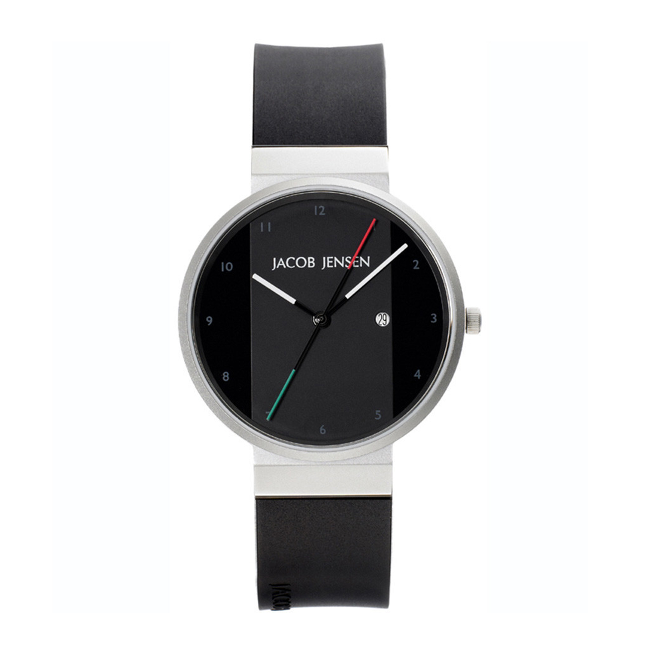 Dit 732 Jacob Jensen horloge is een stijlvol horloge van hoge kwaliteit. 2 jaar garantie!