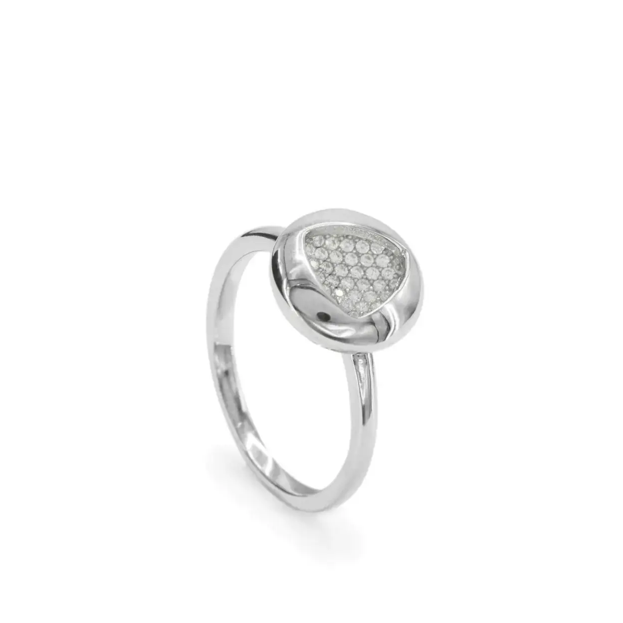 lineargent cotton zilveren ring zirkonia