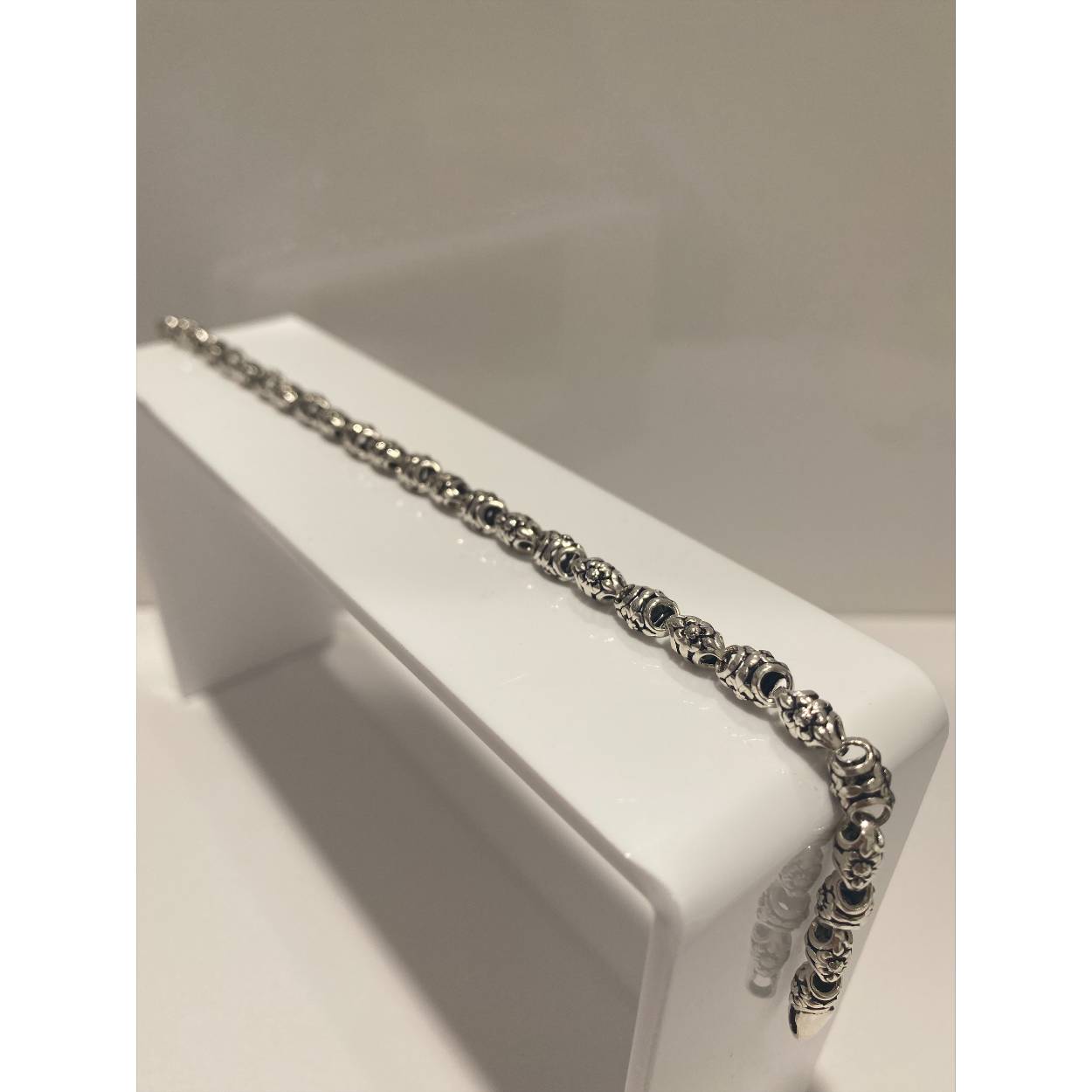 Zilveren fantasie armband heren 
