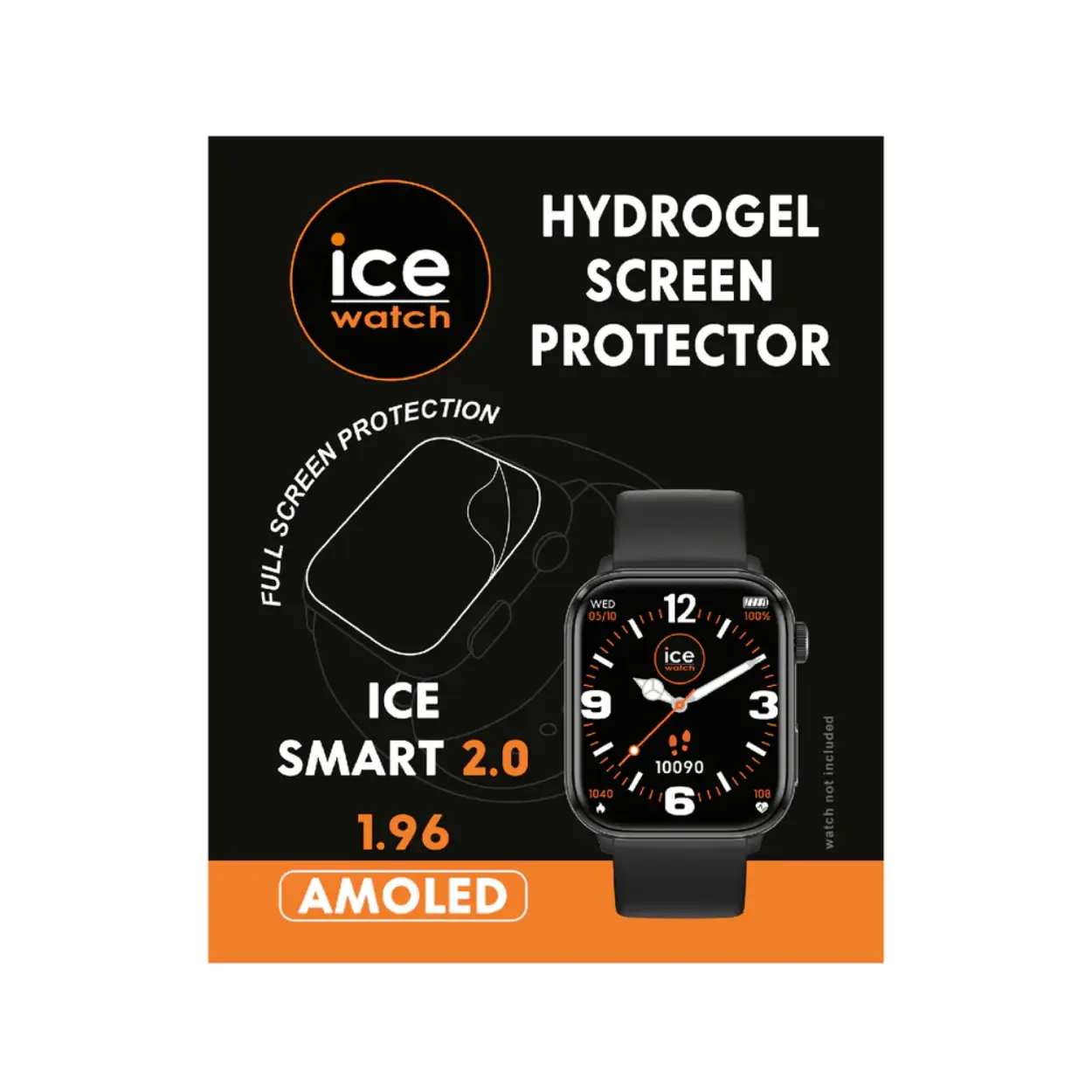 Screen protector voor Ice Smart 2.0 amoled scherm van Ice Watch
Full screen protection