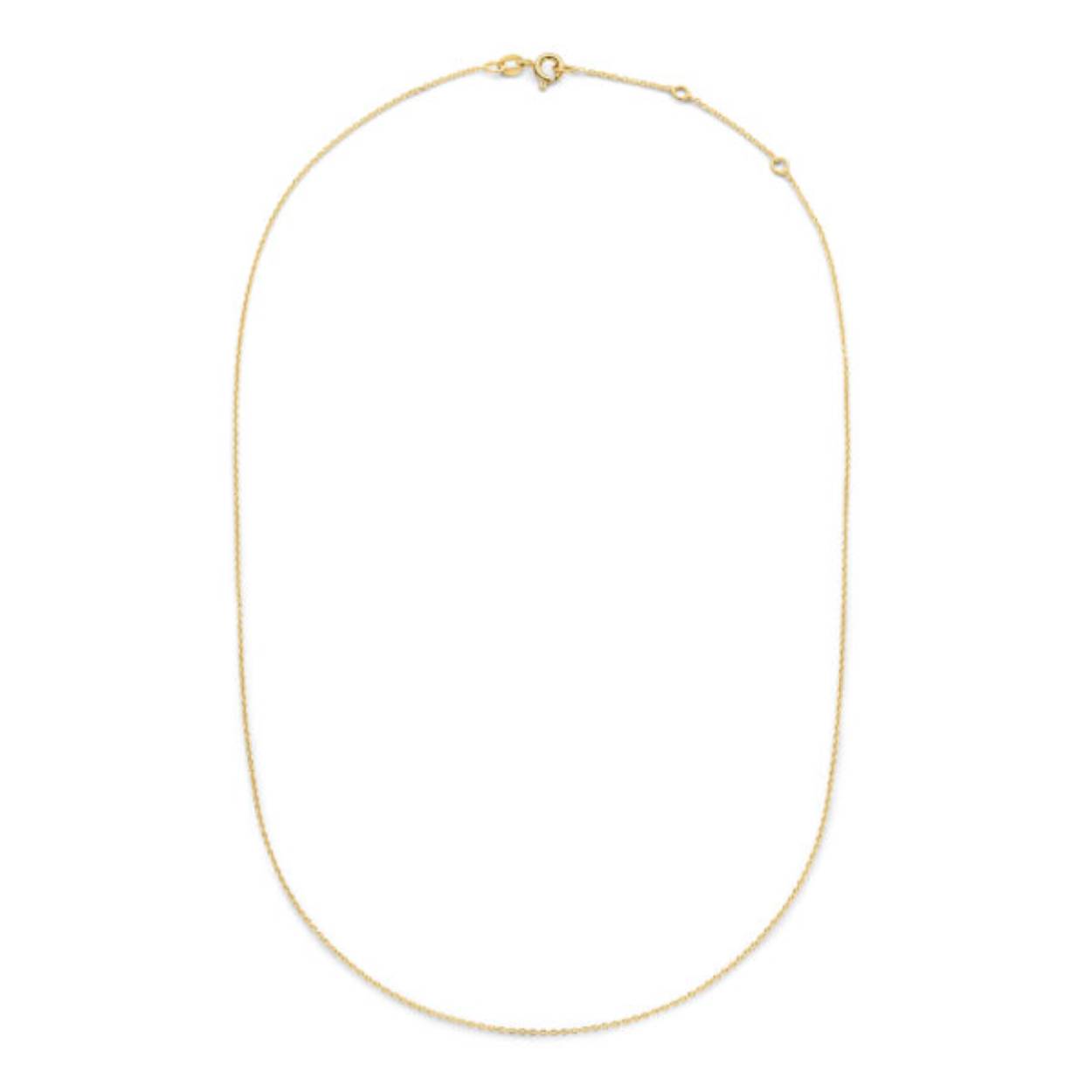 14 krt gouden collier 1.0 MM