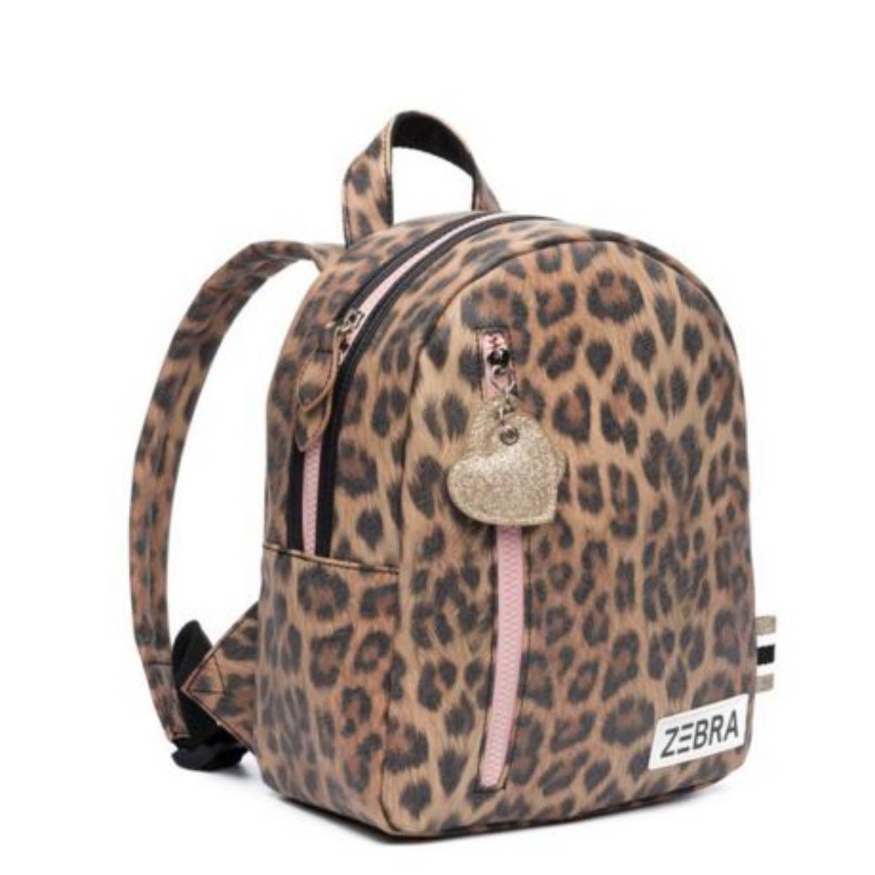 Leuke en trendy kinderrugtas van Zebra. De rugzak heeft een hippe stijl en is te sluiten door middel van een sterke rits, bevat een handvat en verstelbare schouderbanden. Ook is de tas voorzien van een ritsvak met sleutelhanger voorop de tas en twee drinkbekervakken aan de binnenkant. Van binnen is de rugtas geschikt voor twee drinkbekers, fruit en een broodbak. De stevige rugzak in dit formaat S is daardoor geschikt voor kinderen om mee te nemen naar de lagere basisschool groepen. De rugtas maat S is gemaakt voor kinderen van ongeveer 2 t/m 6 jaar.

- Hoofdcompartiment geschikt voor o.a. een broodbakje
- Drinkbekerhouders aan de binnenkant
- Sluit middels een rits
- Gevoerde, verstelbare schouderbanden
- Stevig handvat aan de bovenzijde
- Hoofdcompartiment voorzien van 2 drinkbekerhouders
- Voorvak met rits en sleutelhanger
- Naamlabel achterop
- Geschikt voor de onderste groepen van de basisschool
- Voor kinderen van ongeveer 2 t/m 6 jaar.
