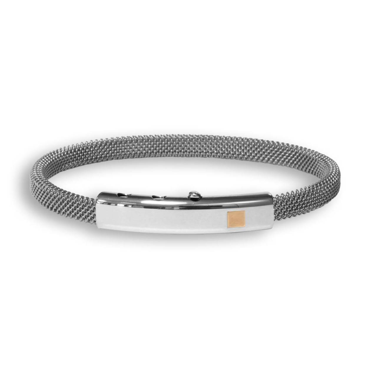 Borsari Gioielli armband edelstaal +18 krt / PVD gecoat 