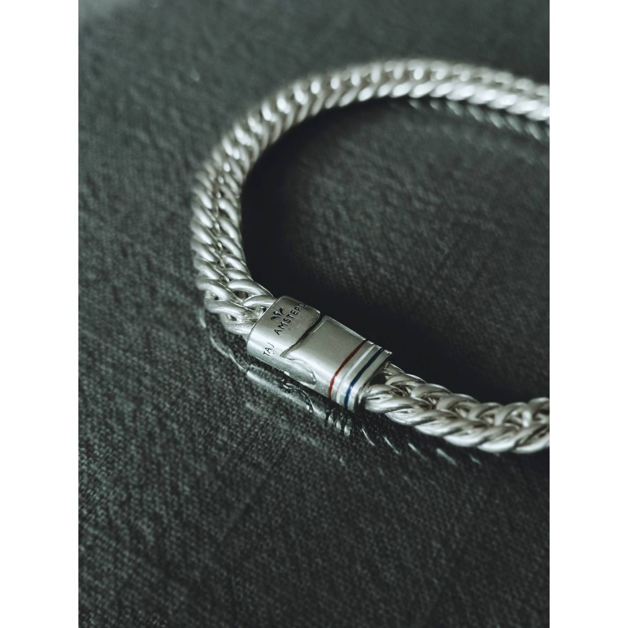 Stoere herenarmband in gourmet schakel