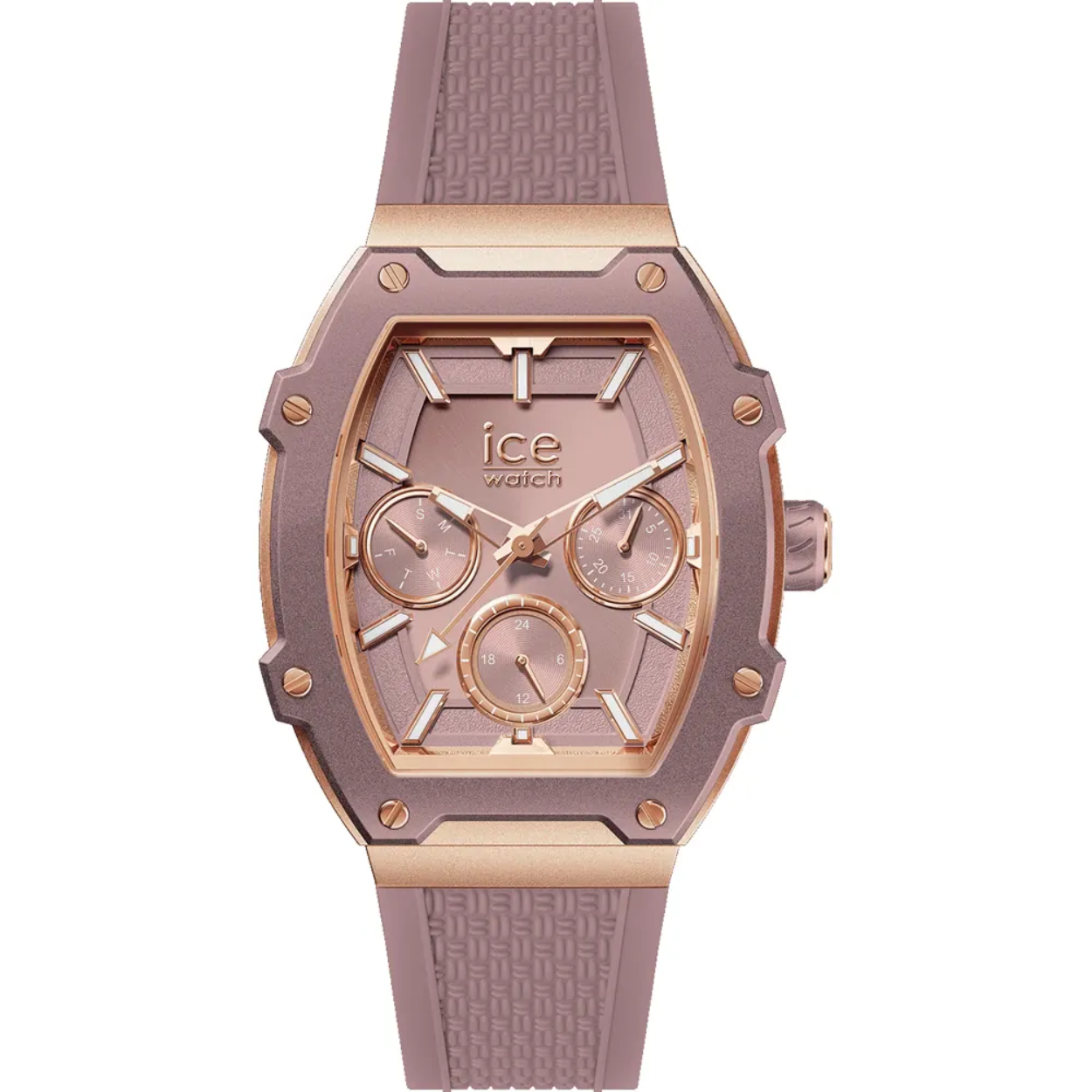 Dit Ice-Watch horloge heeft een kast gemaakt van Aluminium met een diameter van 35 mm en is voorzien van een Rubber band. In de kast bevindt zich een Miyota kwaliteitsuurwerk en is afgewerkt met Mineraalglas.

Het horloge is 5ATM. Dit betekent dat het horloge geschikt is om mee te douchen. Verder wordt het horloge geleverd met 2 jaar garantie.
