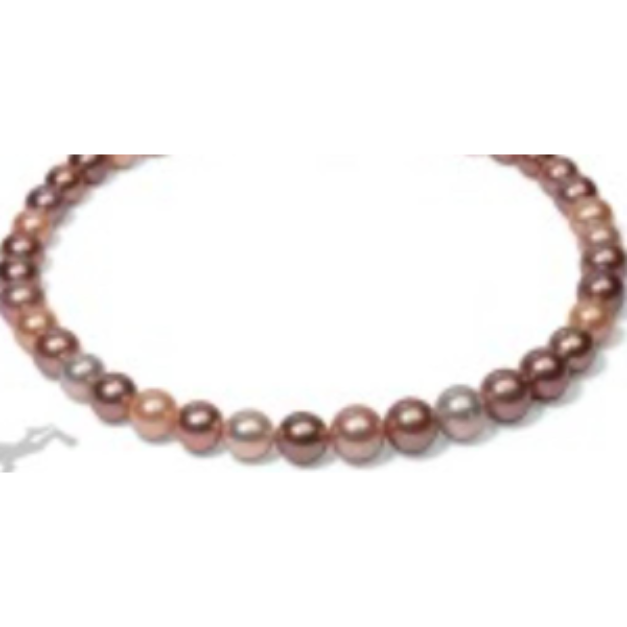 Parelsnoer, nog niet geknoopt voor 45 cm parelcollier exclusief slot. Multicolor zoetwaterparels van 12-16 mm, rond, natuurlijke kleur ZW12-16MC
