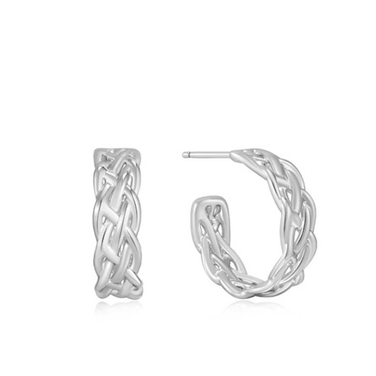Ania Haie zilveren oorringen 'Ropes and Dreams' 
Chuncky Hoop Earrings