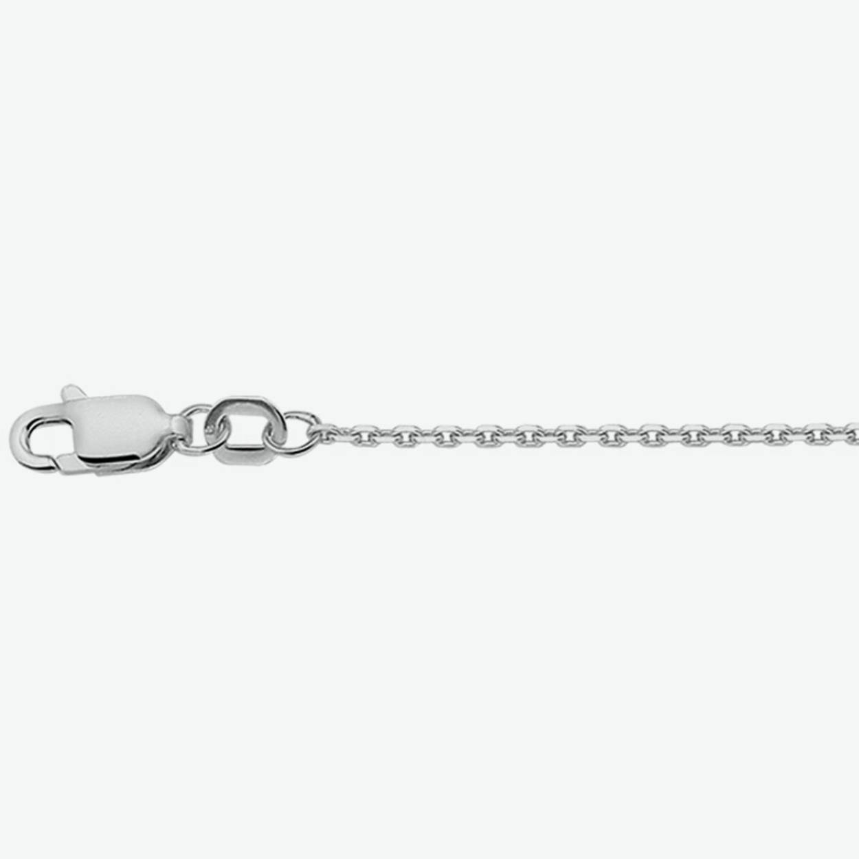 zilver anker collier