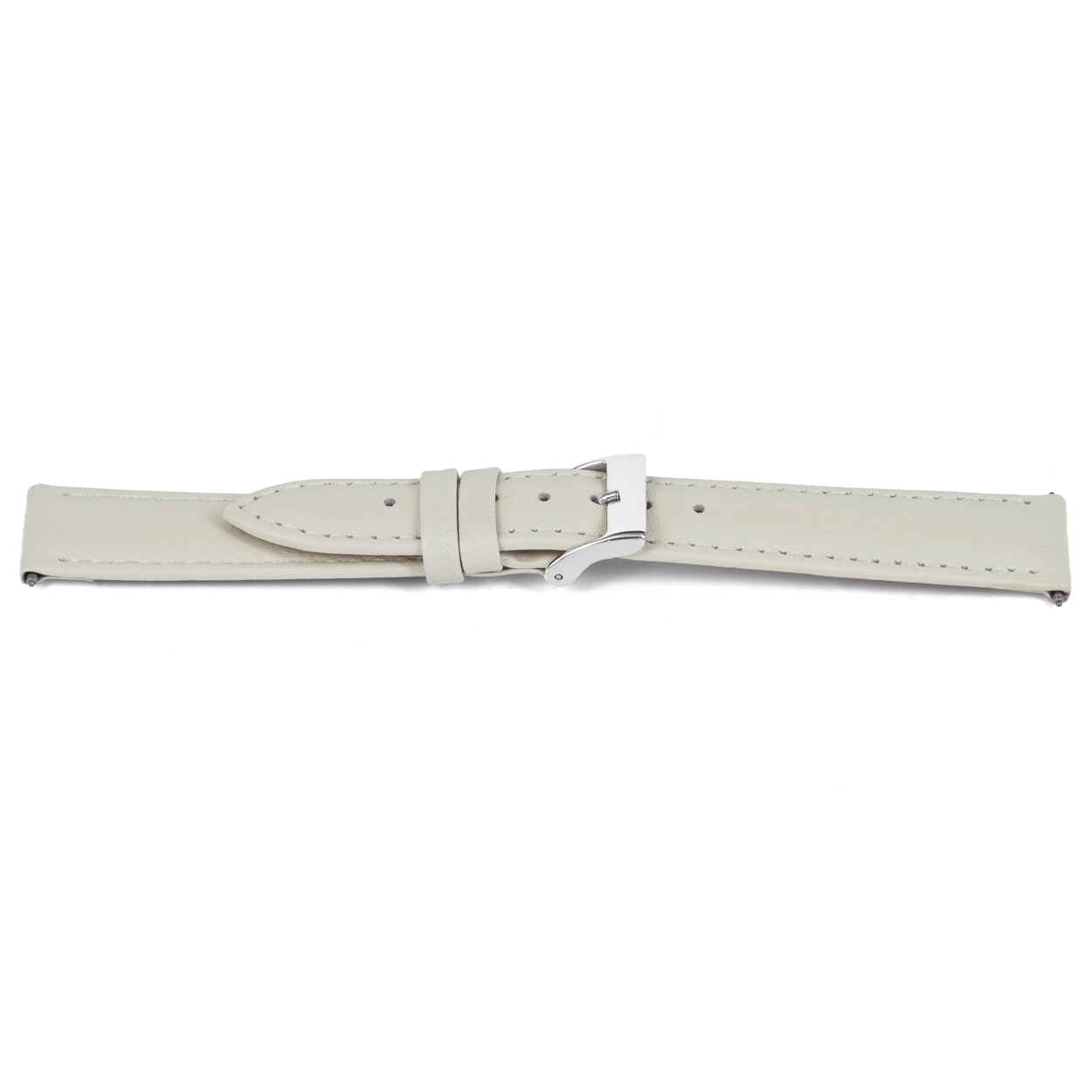 Hoogwaardig lederen horlogeband, crème, glad en gestikt.
Kleur band: Wit crème
Band dikte: 2.5mm
Band lengte: 70/110mm
Band breedte: 12x10mm
Gesp: Edelstaal
Bekleding binnenband: Nubuck
Gestikt: Ja
Pushpin: Inclusief
Hypo allergisch: JaNFC Chip: Nee
EAN: 4780263514129